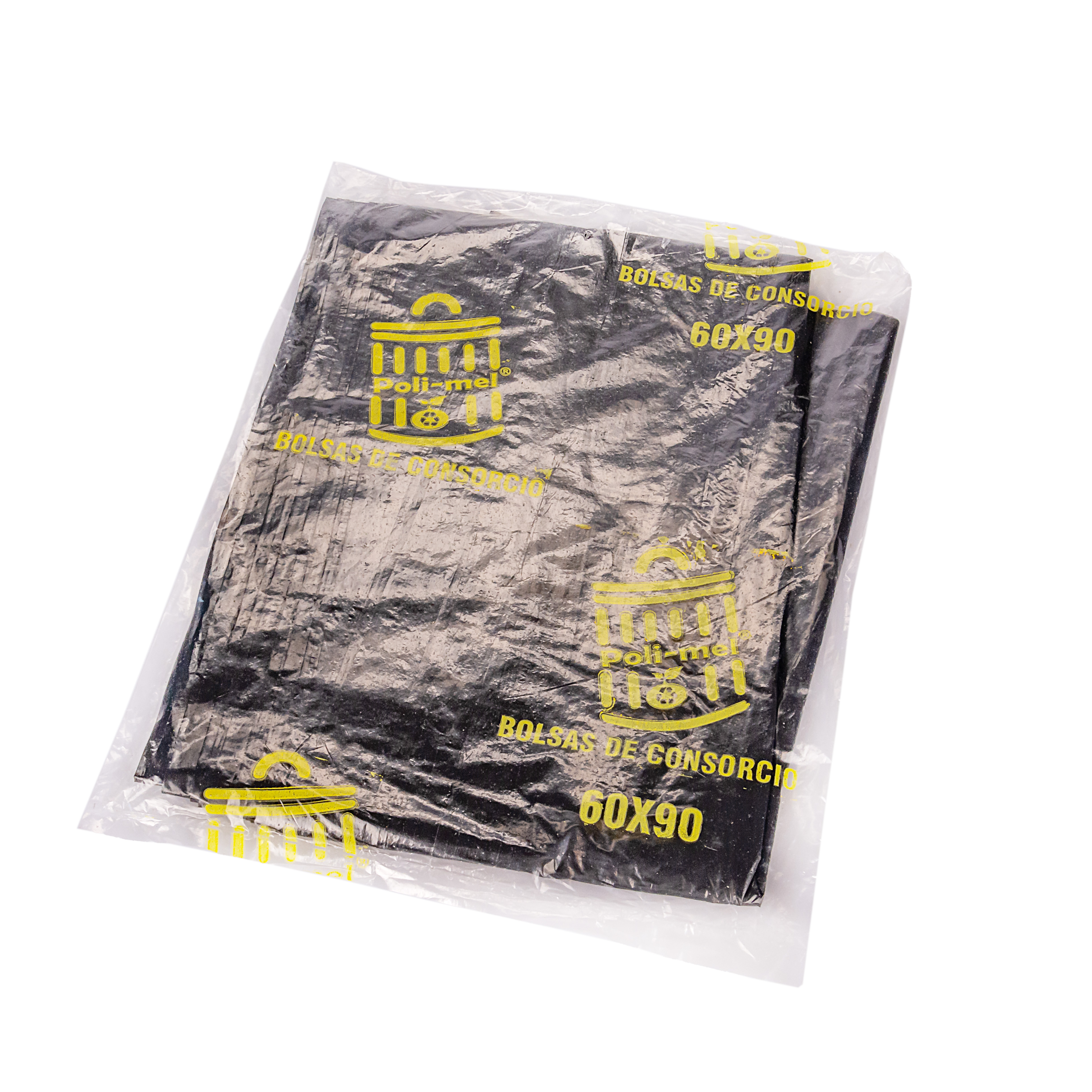 BOLSAS RESIDUO NEGRA MELLI (PAQ*10U) 60*90 (30MIC) *UNID