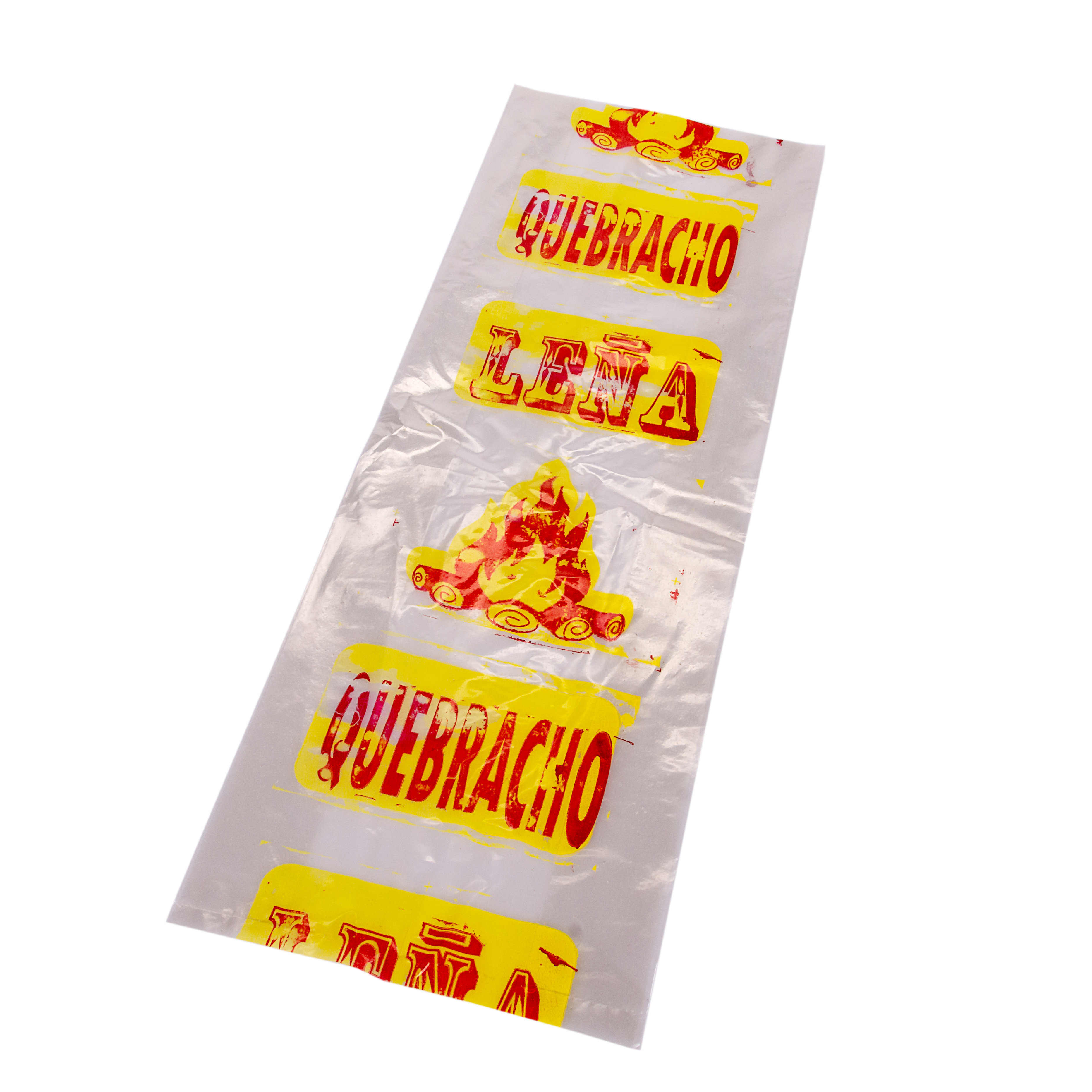 BOLSAS LEÑA QUEBRACHO POLIETILENO 7KG (35*65CM) REFORZADA MELLI *100UNID