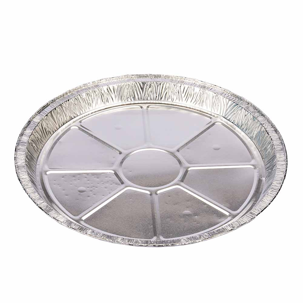 PLATO ALUMINIO DESCARTABLE 26CM *25UNID