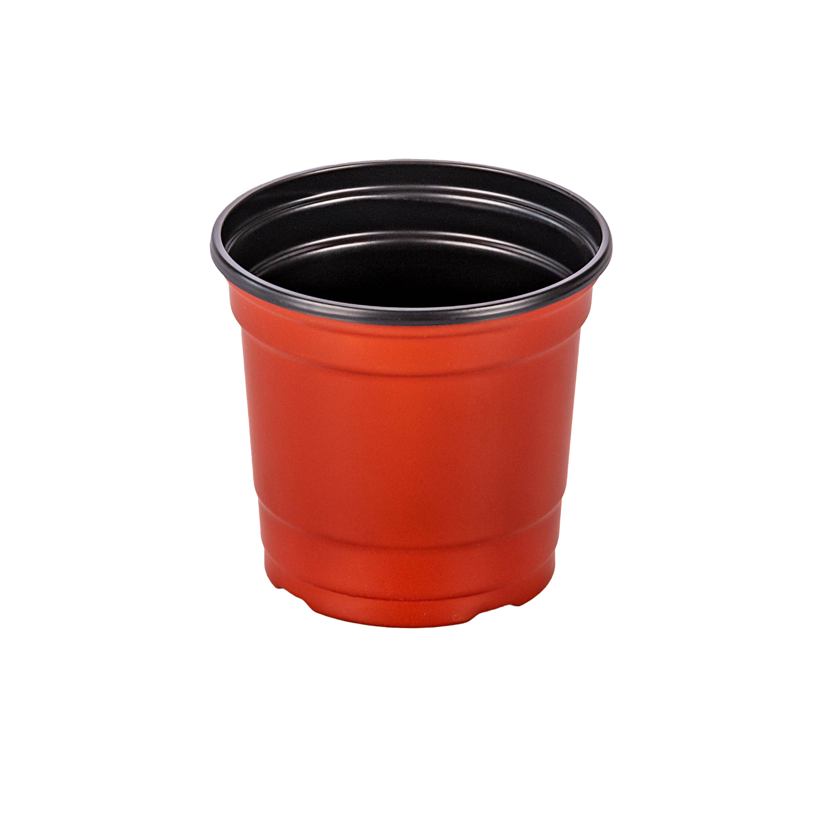 MACETA CARLUCCIO REDONDA BICOLOR UV .9A N/T (320CC) *UNID