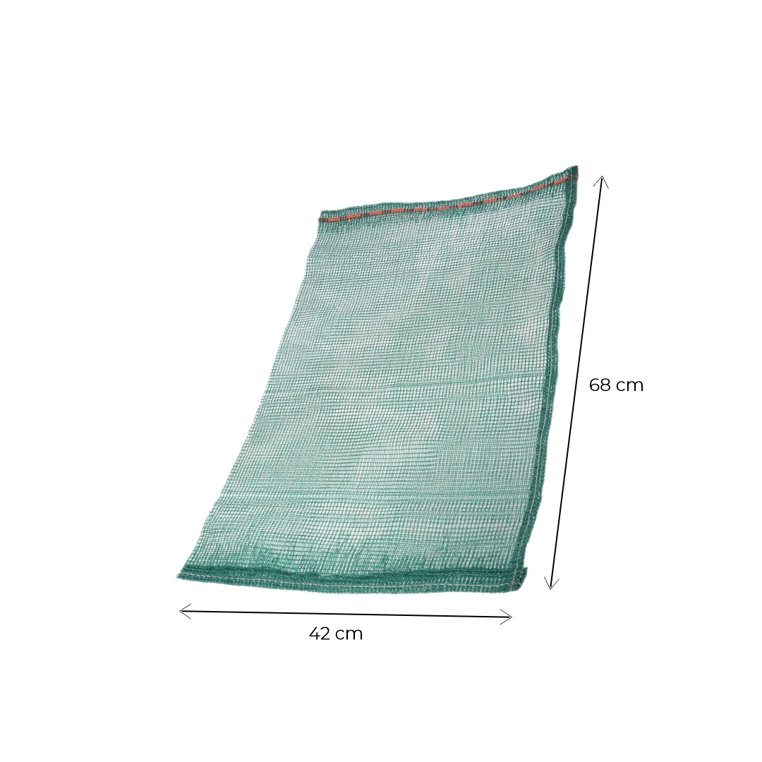 BOLSA AGRO RAFIA VERDE 42*68CM (REJILLA) *UNID