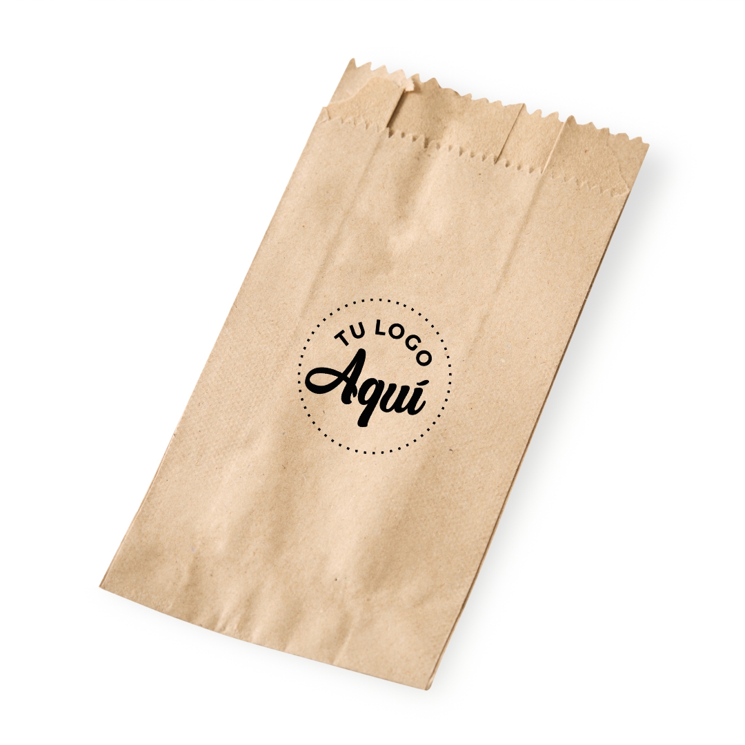 mEP BOLSA PAPEL FACTURAS KRAFT PERSONALIZADA N°2 (9*16CM) X UNIDAD