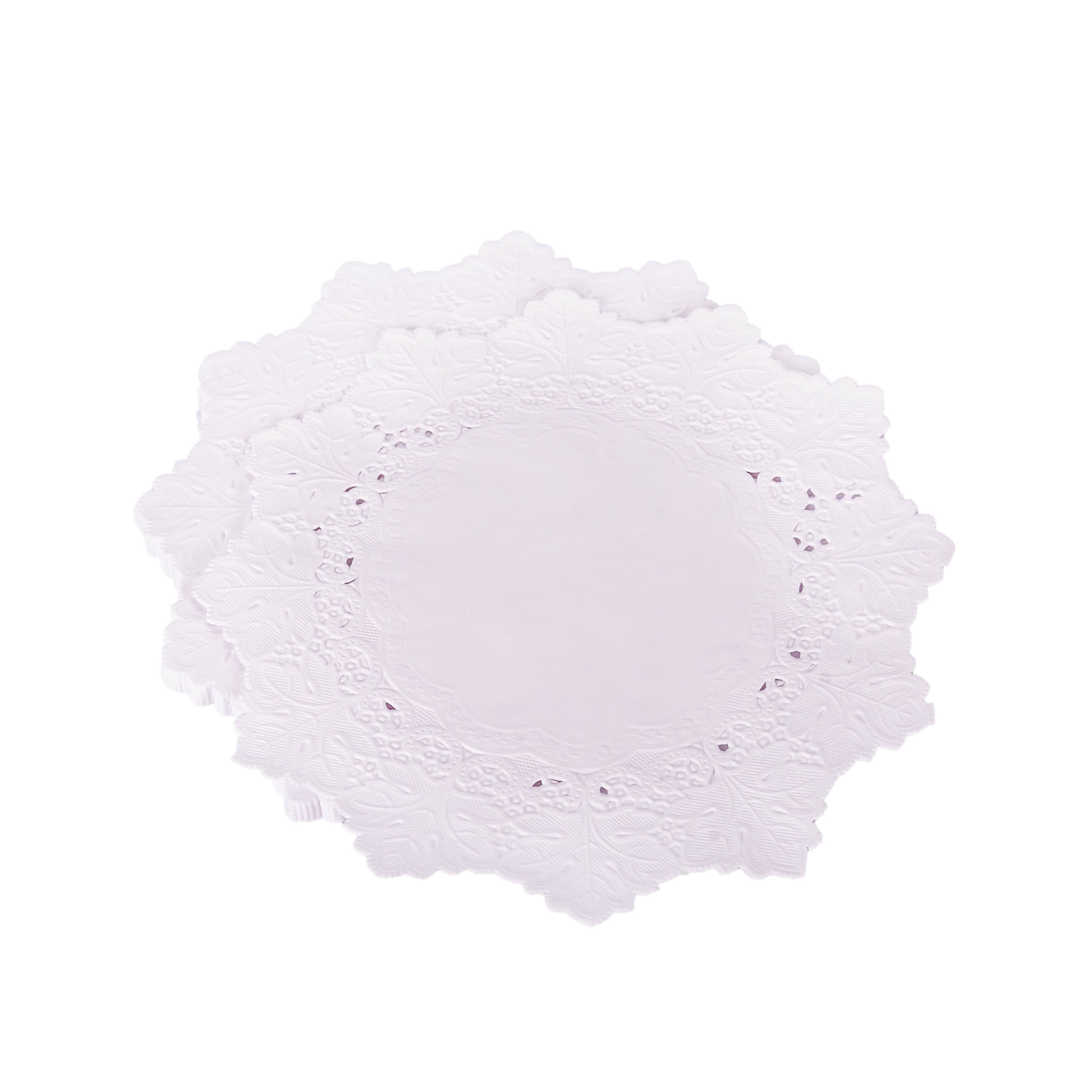 BLONDAS PAPEL BLANCA REDONDA 23CM *100UNID