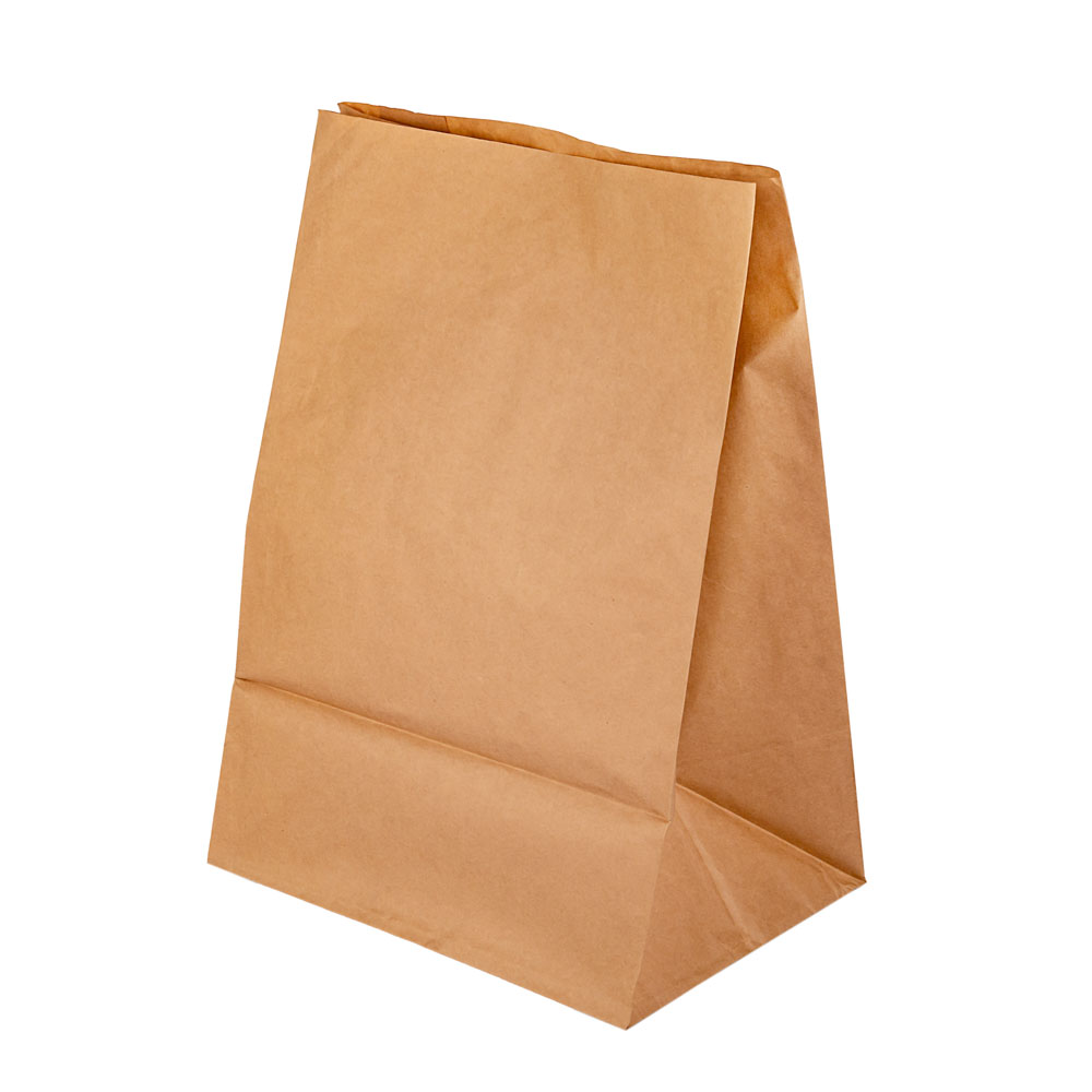 BOLSAS DELIVERY PAPEL KRAFT FONDO CUADRADO Nº8 (26*17*38CM) (80GRS) *50UNID