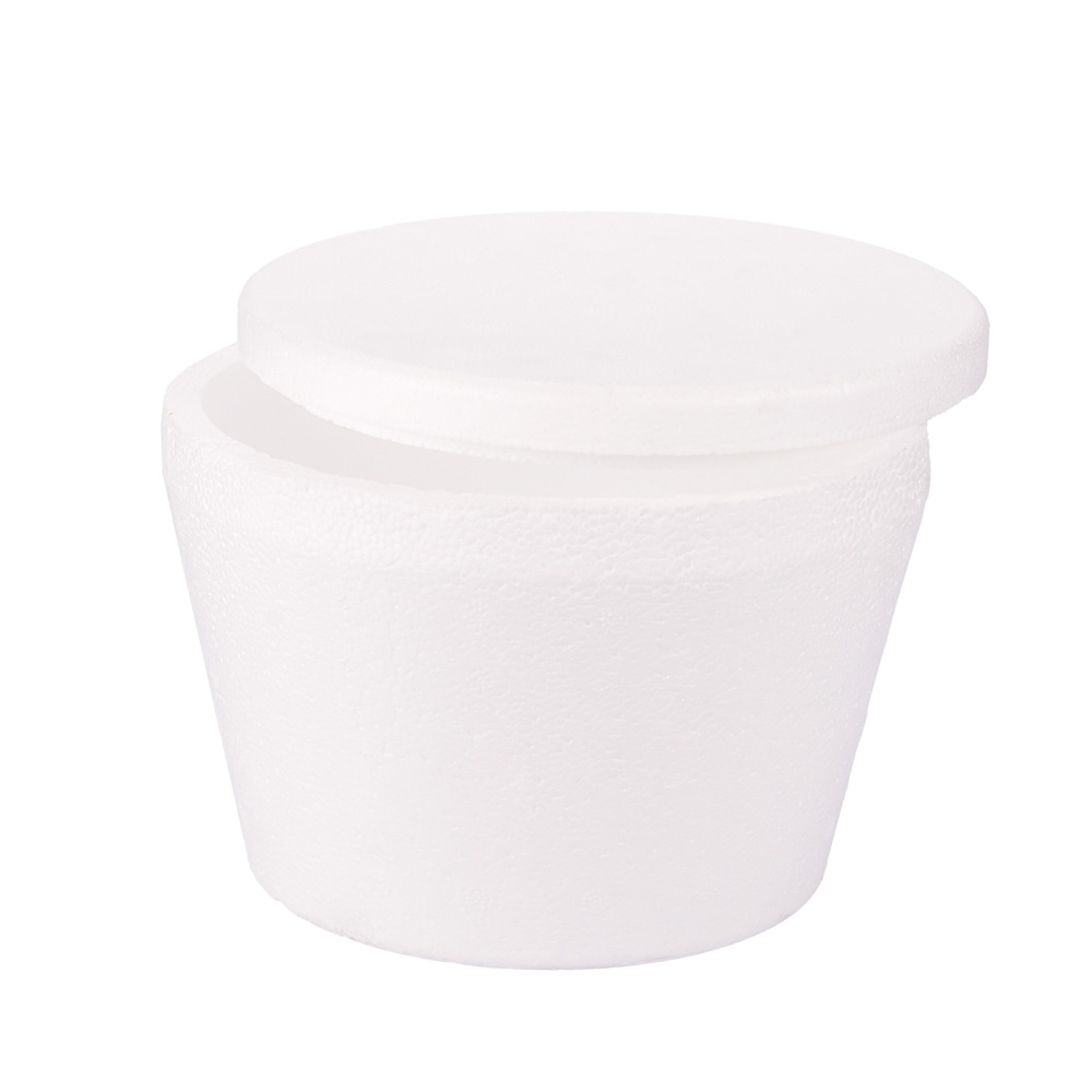 POTE HELADO TELGOPOR 1KG (17.5CM DIAM*11.5CM ALTO) *20UNID