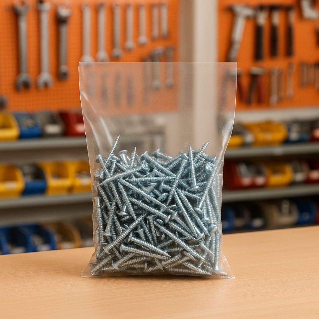 BOLSAS PLASTICAS FERNANDEZ PE CRISTAL (B/D - 45MIC - S/F) .16X25CM *100UNID