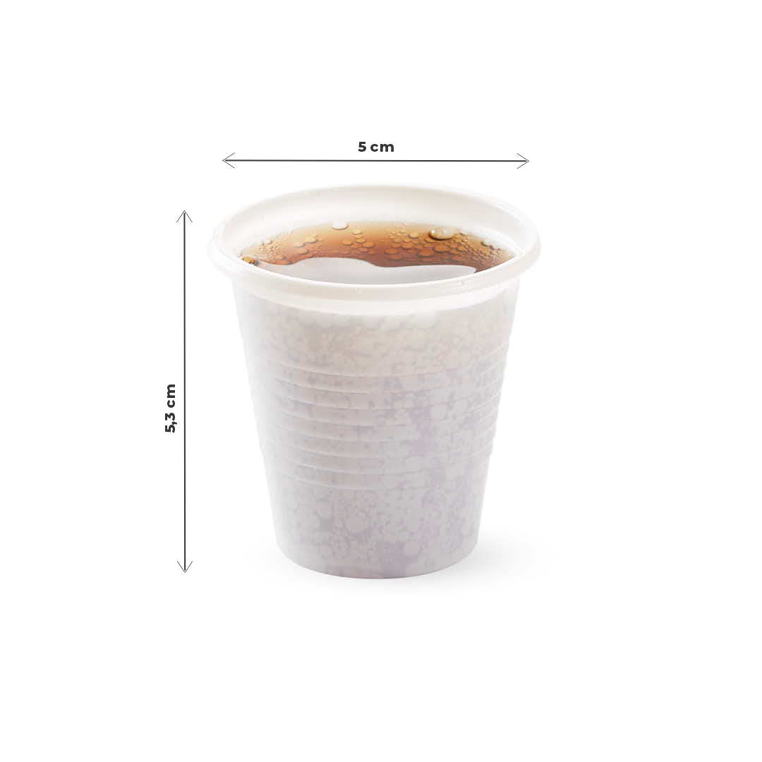 VASOS PLASTICOS BLANCOS .70CC PLASTIVAS *100UNID