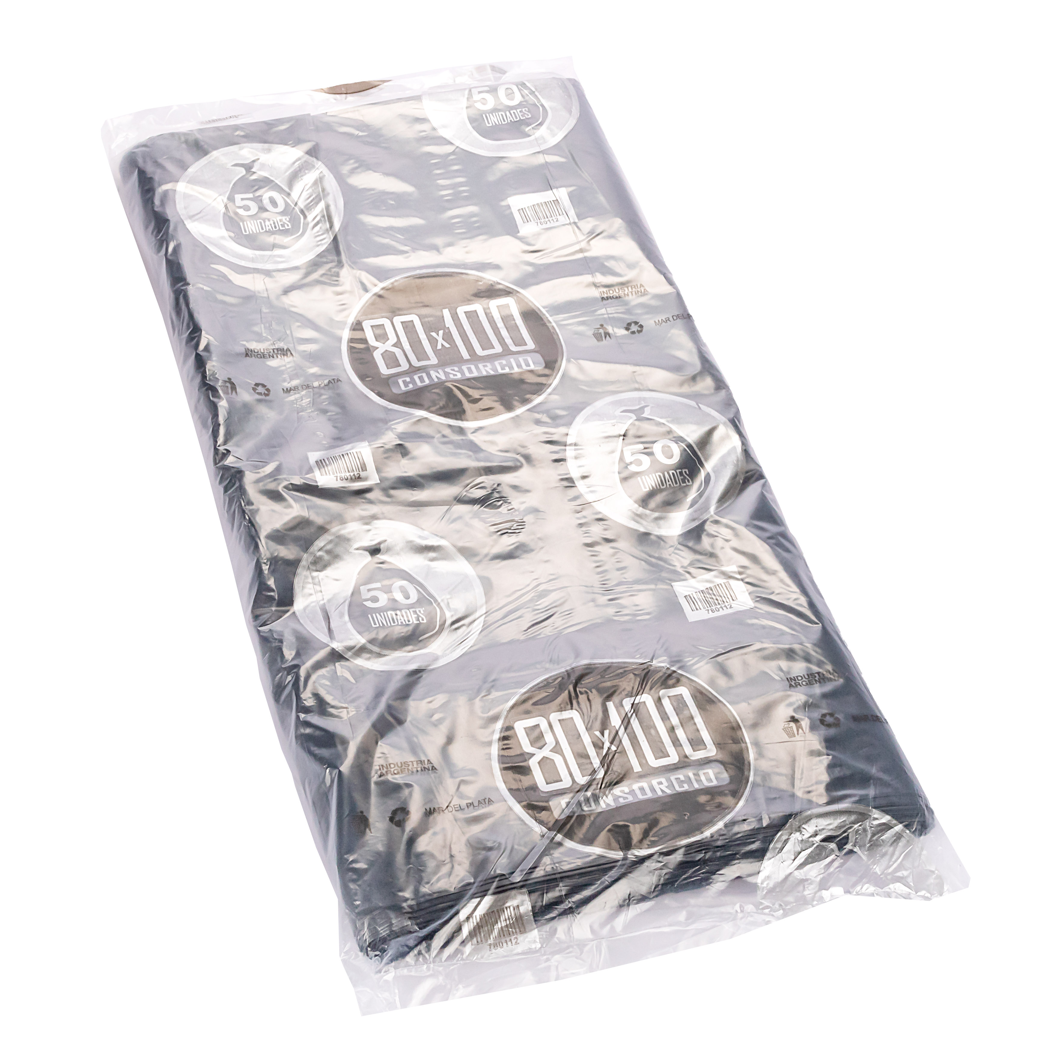 BOLSAS RESIDUO NEGRA CANDE (PAQ*50U) 80*100 (35MIC) REFORZADA *UNID