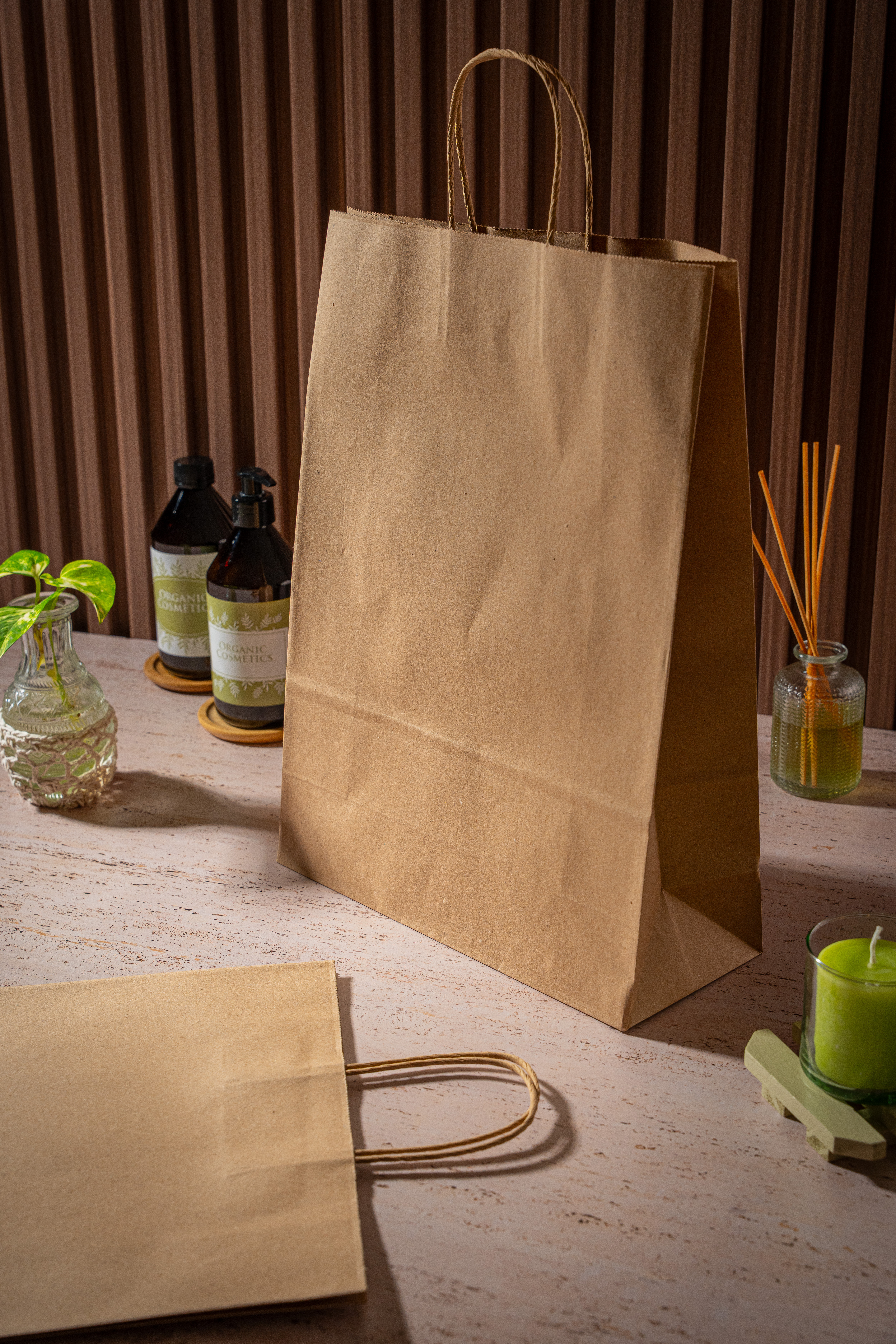 BOLSA BOUTIQUE PAPEL KRAFT 30*12*41CM *UNID