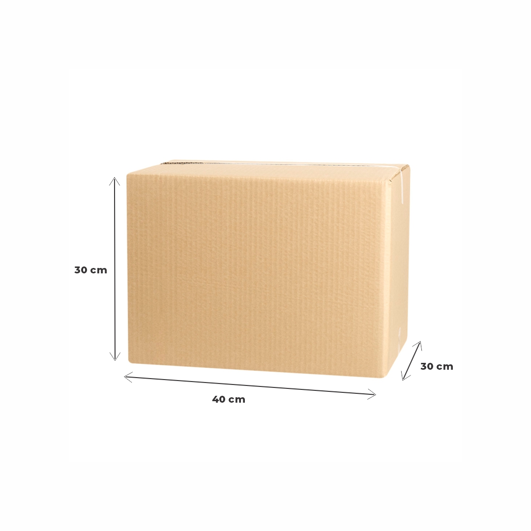 CAJA CARTON CORRUGADO.(DOBLE TRIPLE) 40*30*30CM *UNID