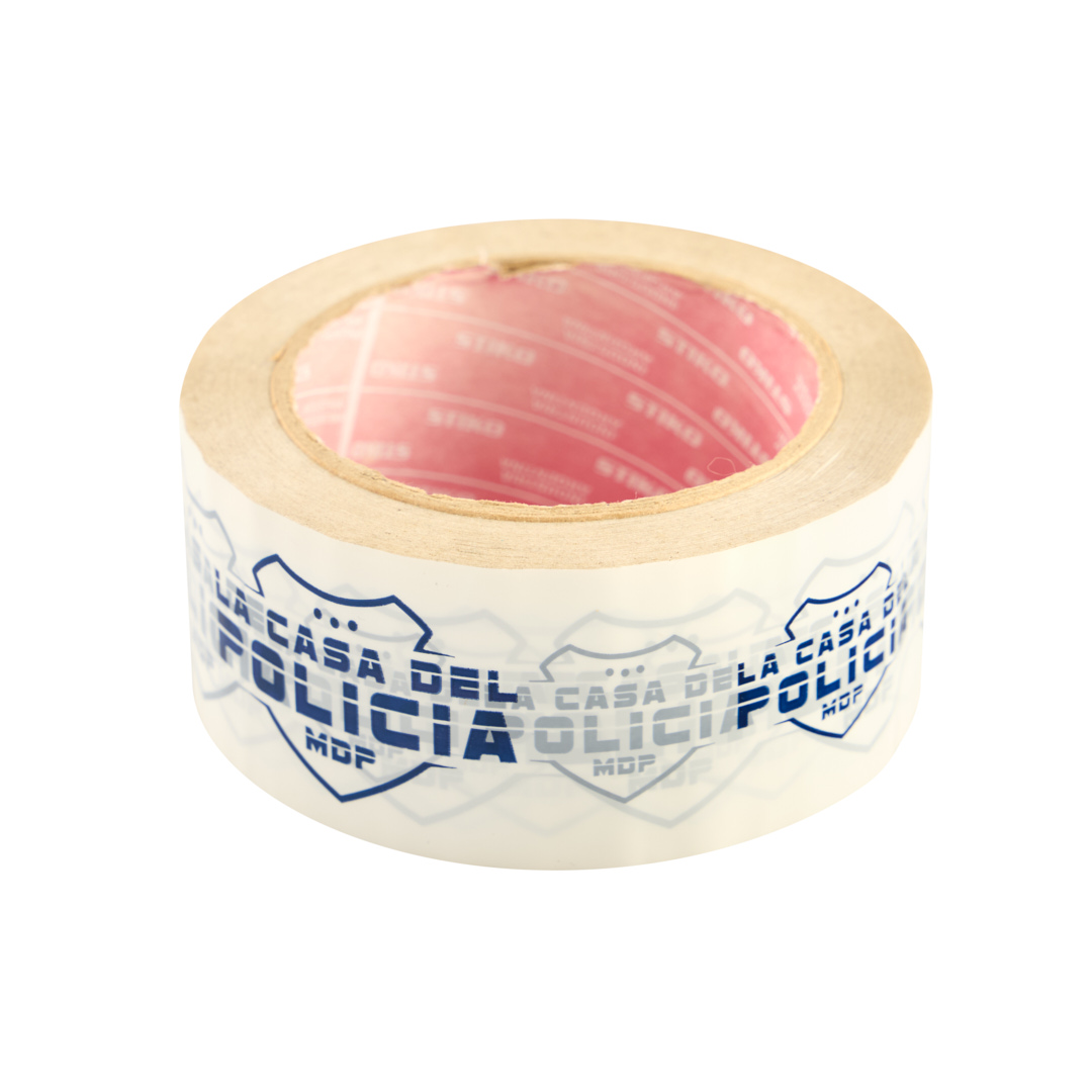 mEP CINTA.PP PERSONALIZADA 48MM*50MTS (FONDO.BLANCO + 2 COLORES) *ROLLO