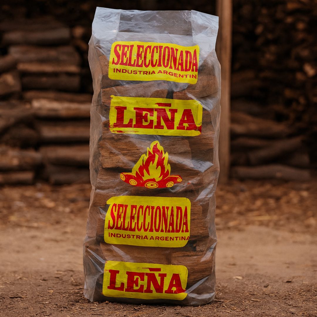 BOLSAS LEÑA POLIETILENO 7KG (35*65CM) REFORZADA MELLI *100UNID