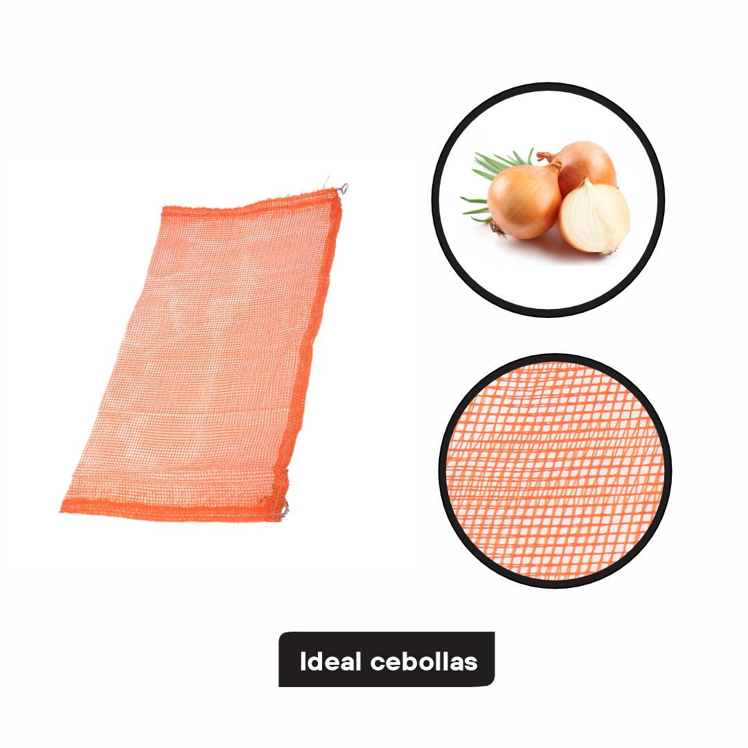 BOLSA AGRO RAFIA NARANJA 42*68CM (REJILLA) *UNID