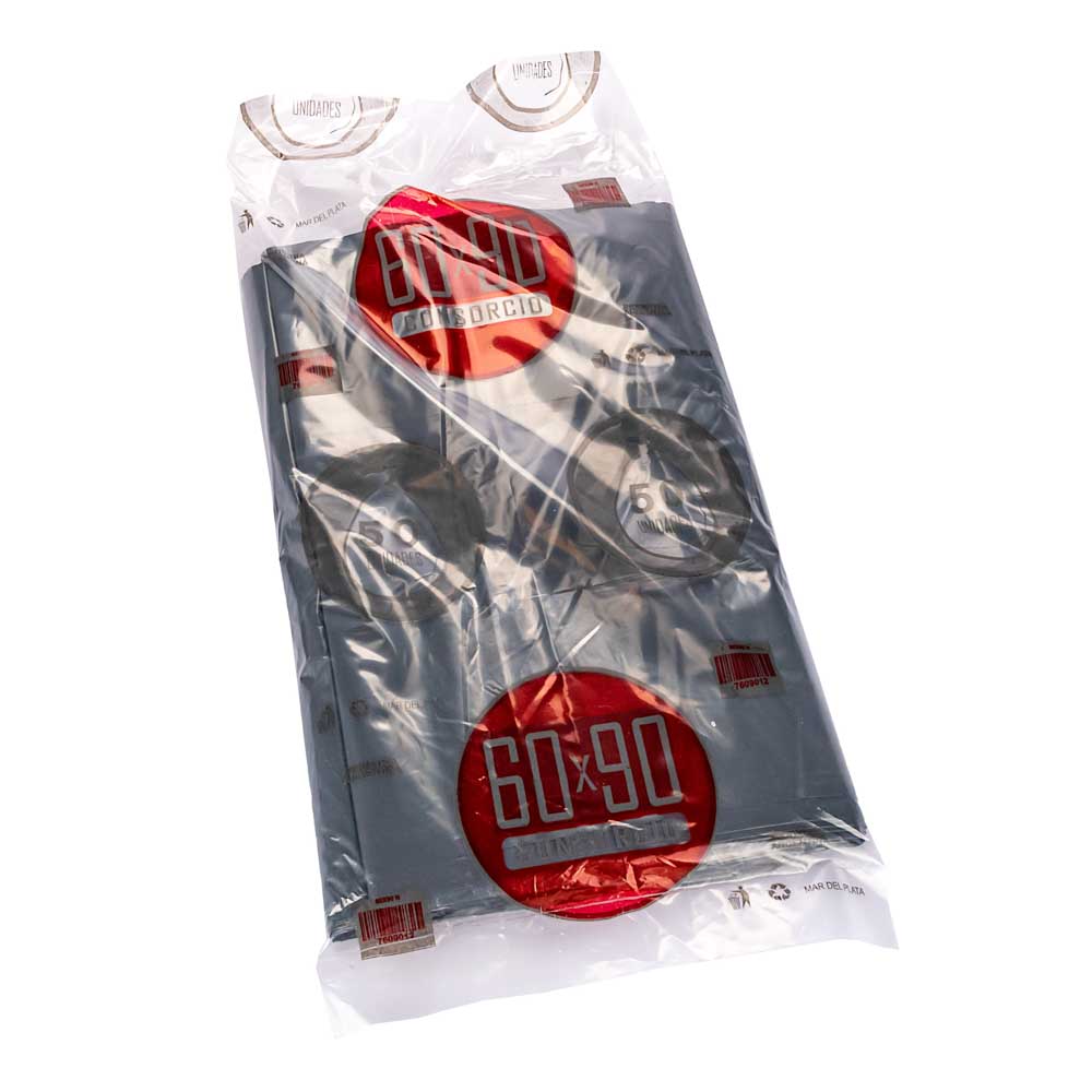 BOLSAS RESIDUO NEGRA CANDE (PAQ*50U) 60*90 (35MIC) REFORZADA *UNID.