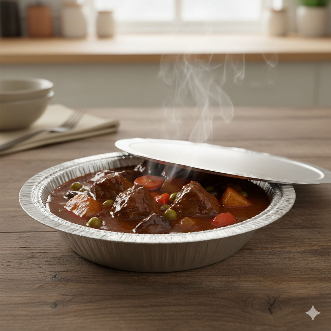 MARMITA ALUMINIO WYDA 850CC CON TAPA M-8 *100UNID