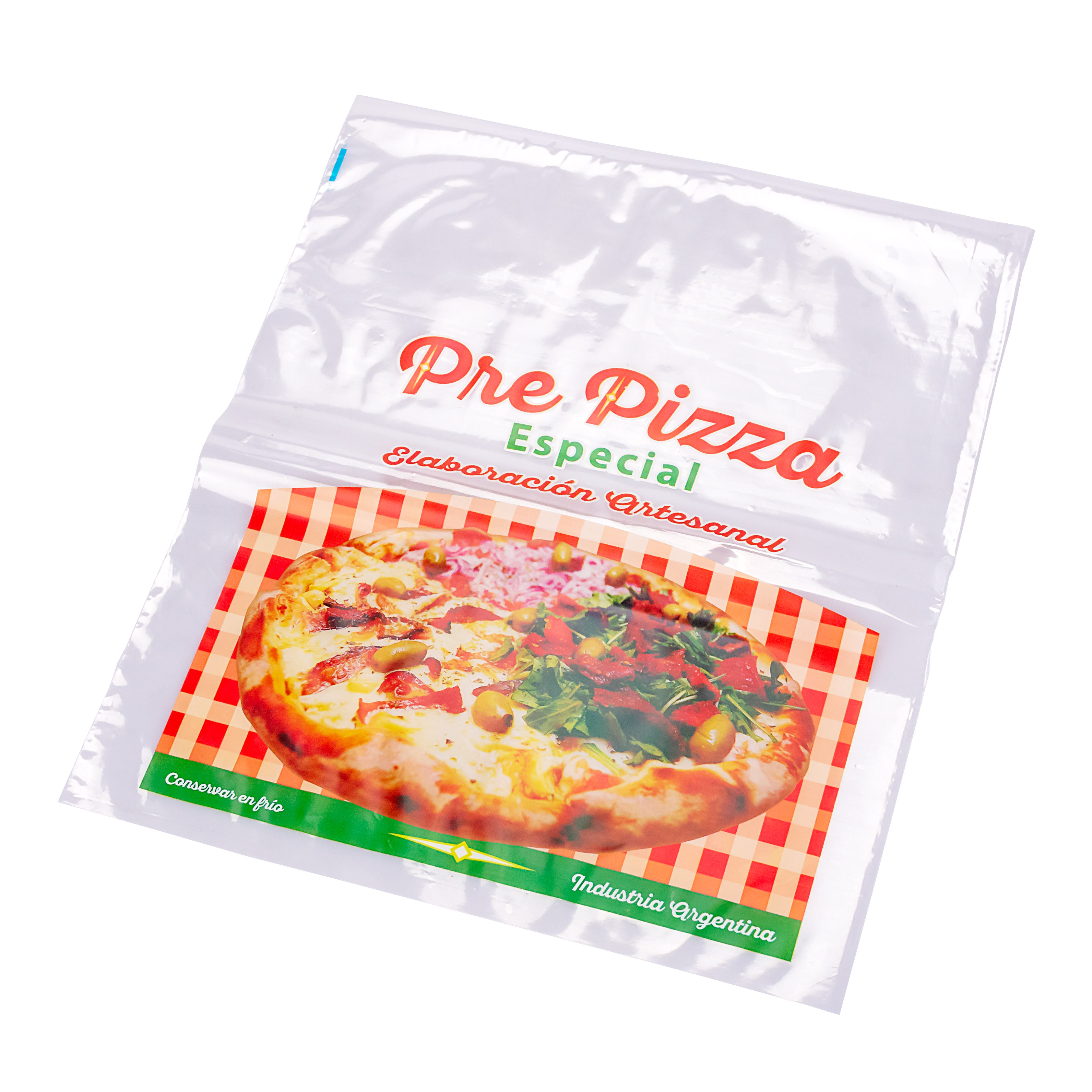 BOLSAS POLIPROPILENO.IMPRESO PREPIZZA 35*40CM *100UNID