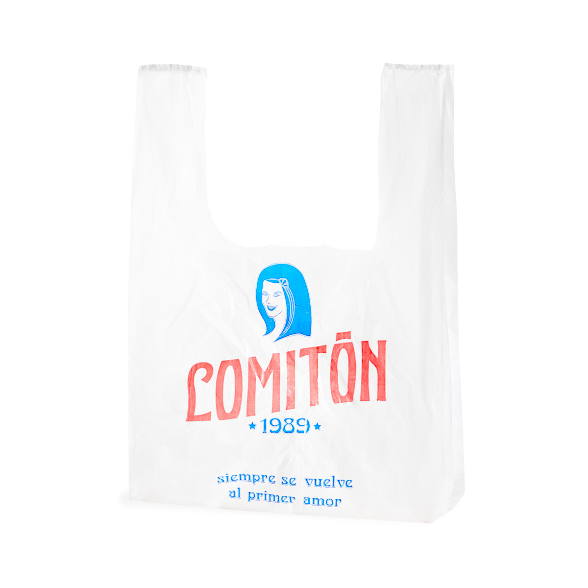 mEP BOLSA CAMISETA A/D PERSONALIZADA 1 O 2 COLORES 15MIC  (50*50CM) X UNIDAD