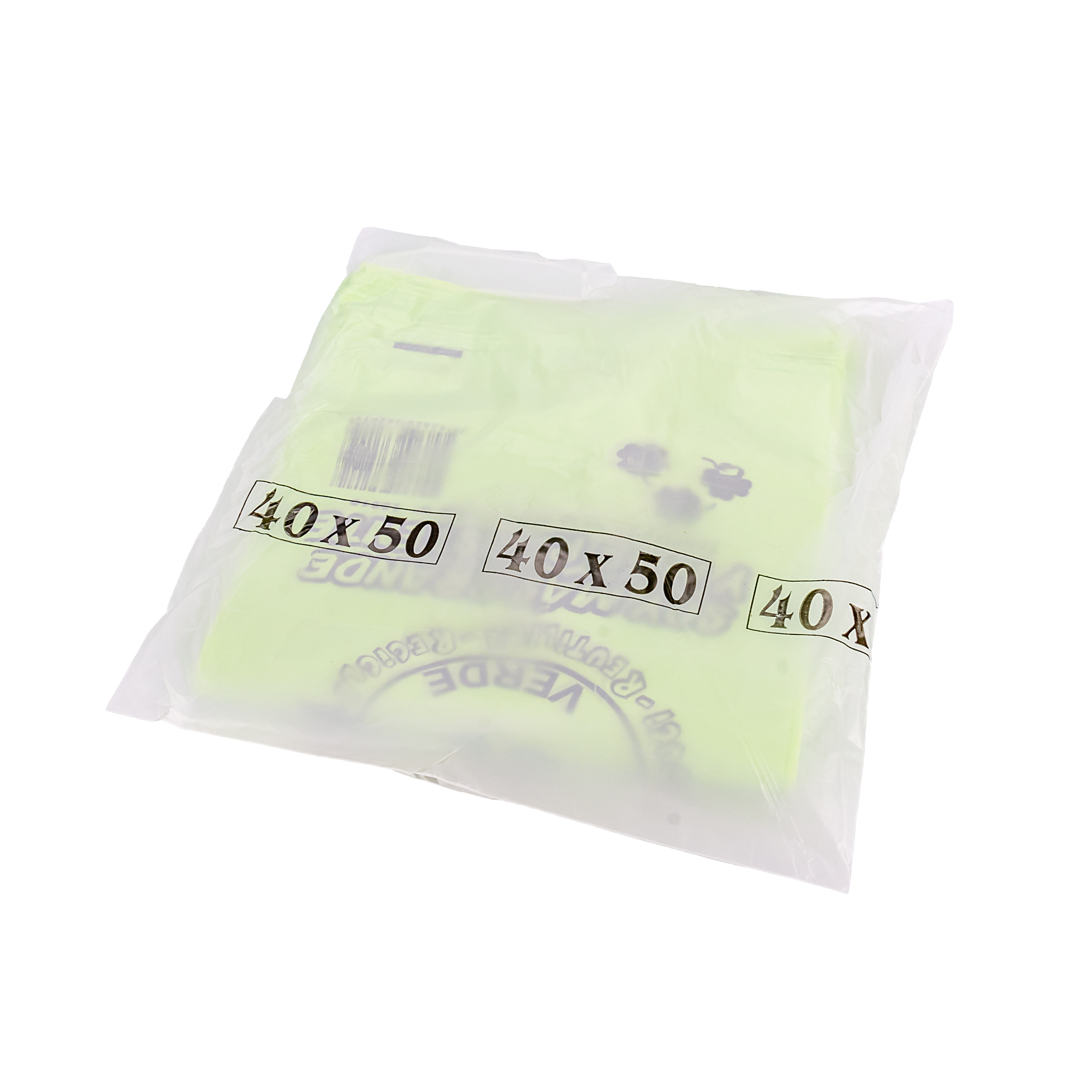 BOLSAS CAMISETA OXO DEGRADABLE VERDE REFORZADA 45*55CM (7000) MAPSA *100UNID