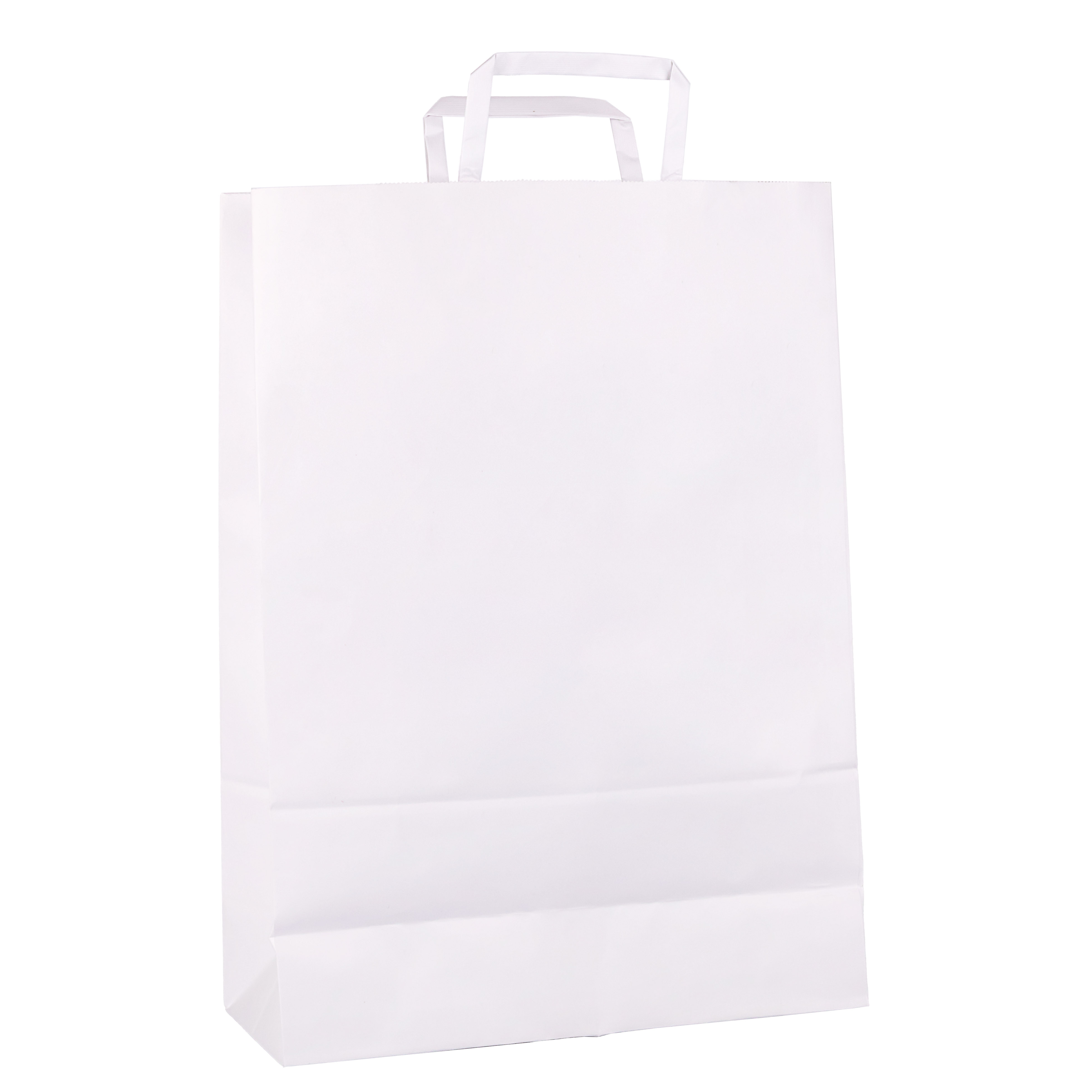 BOLSA BOUTIQUE PAPEL BLANCA 30*12*41CM *UNID