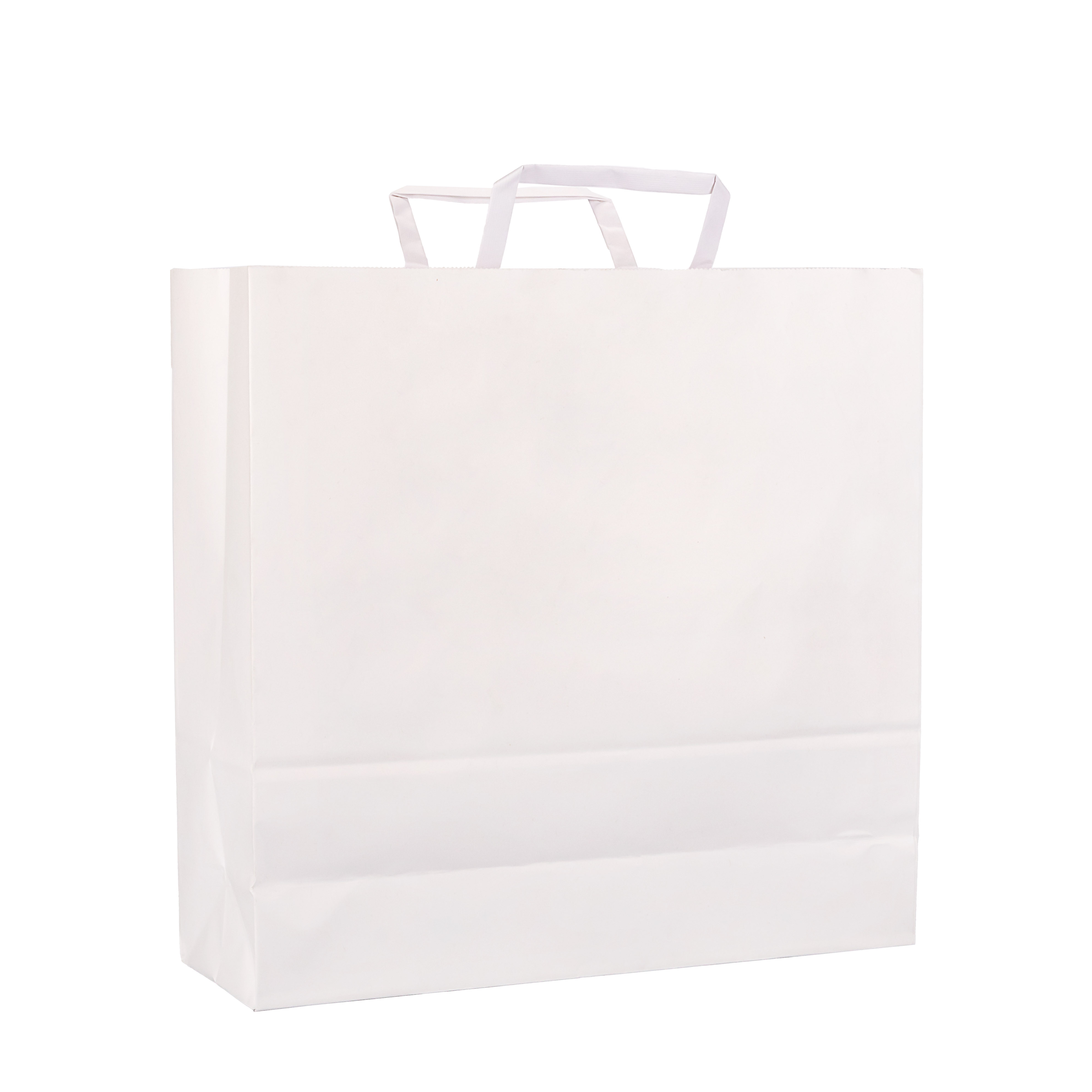 BOLSA BOUTIQUE PAPEL BLANCA 30*12*32CM *UNID