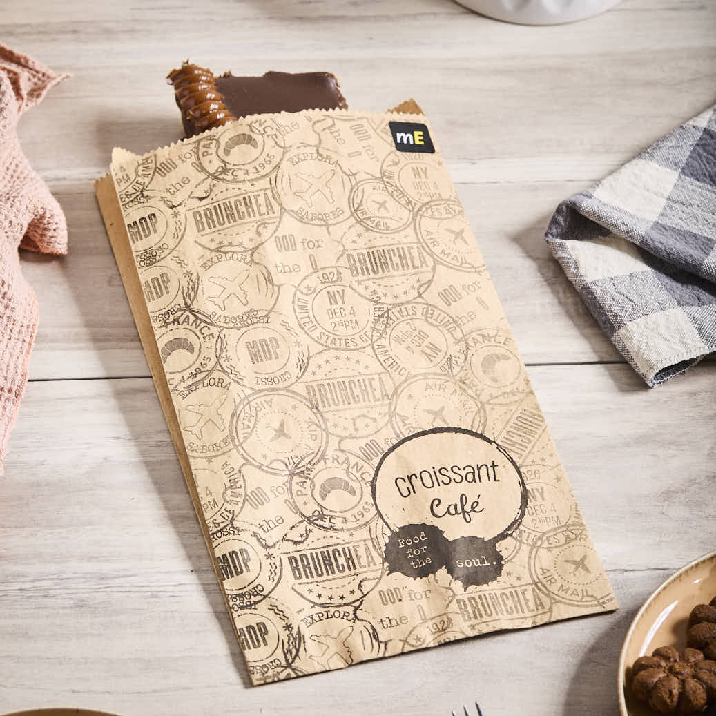mEP BOLSA PAPEL FACTURAS KRAFT PERSONALIZADA N°7 (19*33CM) X UNIDAD