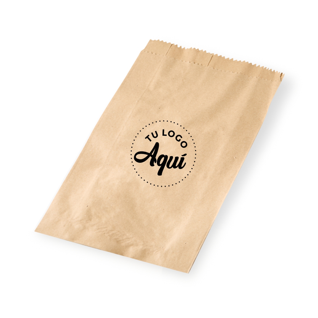 mEP BOLSA PAPEL FACTURAS KRAFT PERSONALIZADA N°7 (19*33CM) X UNIDAD
