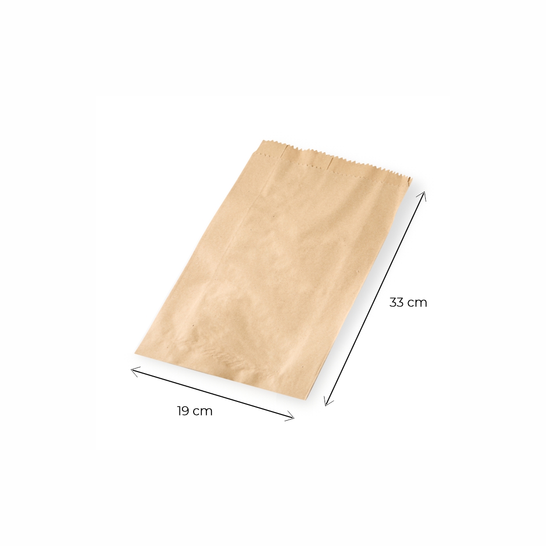 mEP BOLSA PAPEL FACTURAS KRAFT PERSONALIZADA N°7 (19*33CM) X UNIDAD
