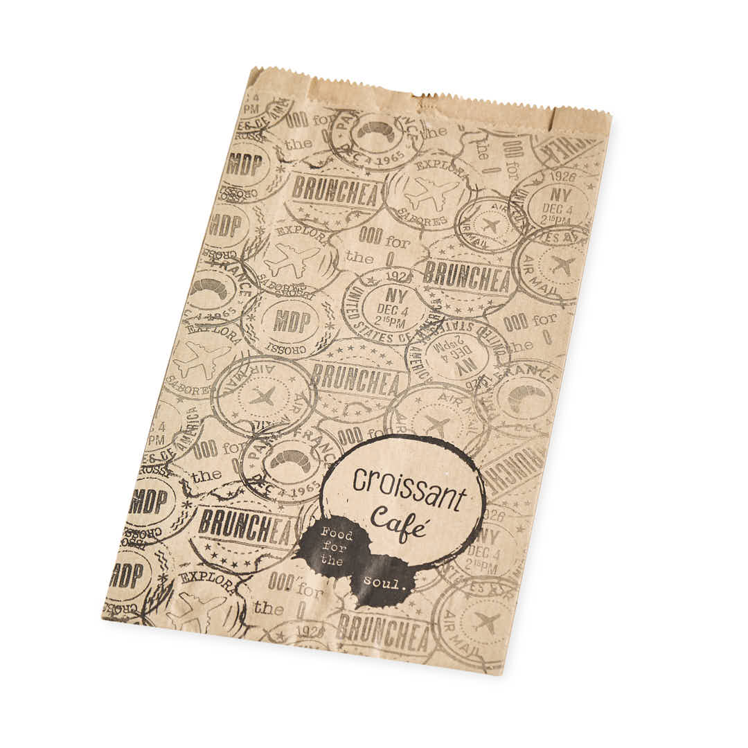 mEP BOLSA PAPEL FACTURAS KRAFT PERSONALIZADA N°7 (19*33CM) X UNIDAD