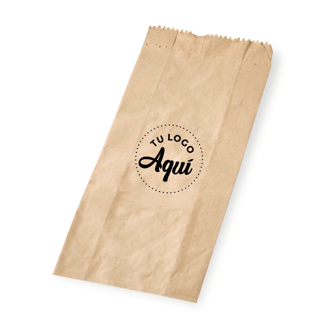 mEP BOLSA PAPEL FACTURAS KRAFT PERSONALIZADA N°6L (15*33CM) X UNIDAD
