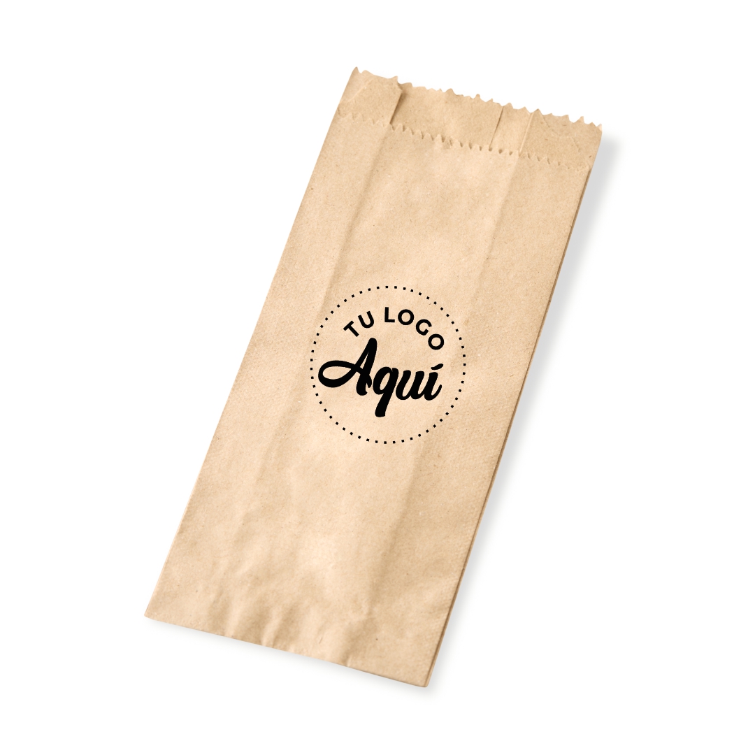 mEP BOLSA PAPEL FACTURAS KRAFT PERSONALIZADA N°2L (9*20CM) X UNIDAD
