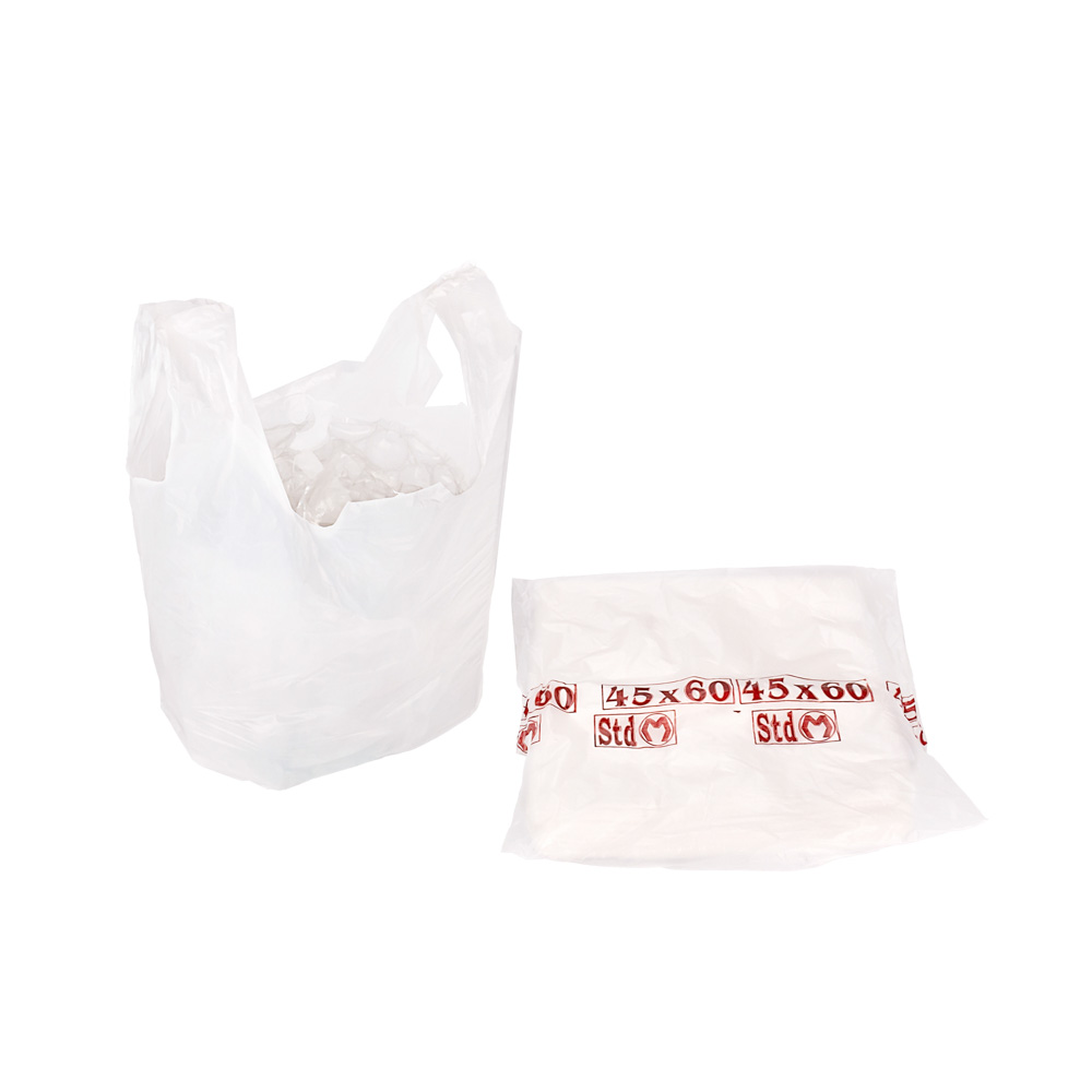 BOLSAS CAMISETA STANDARD BLANCA 45*60CM A/D MAPSA (8400) *100UNID.