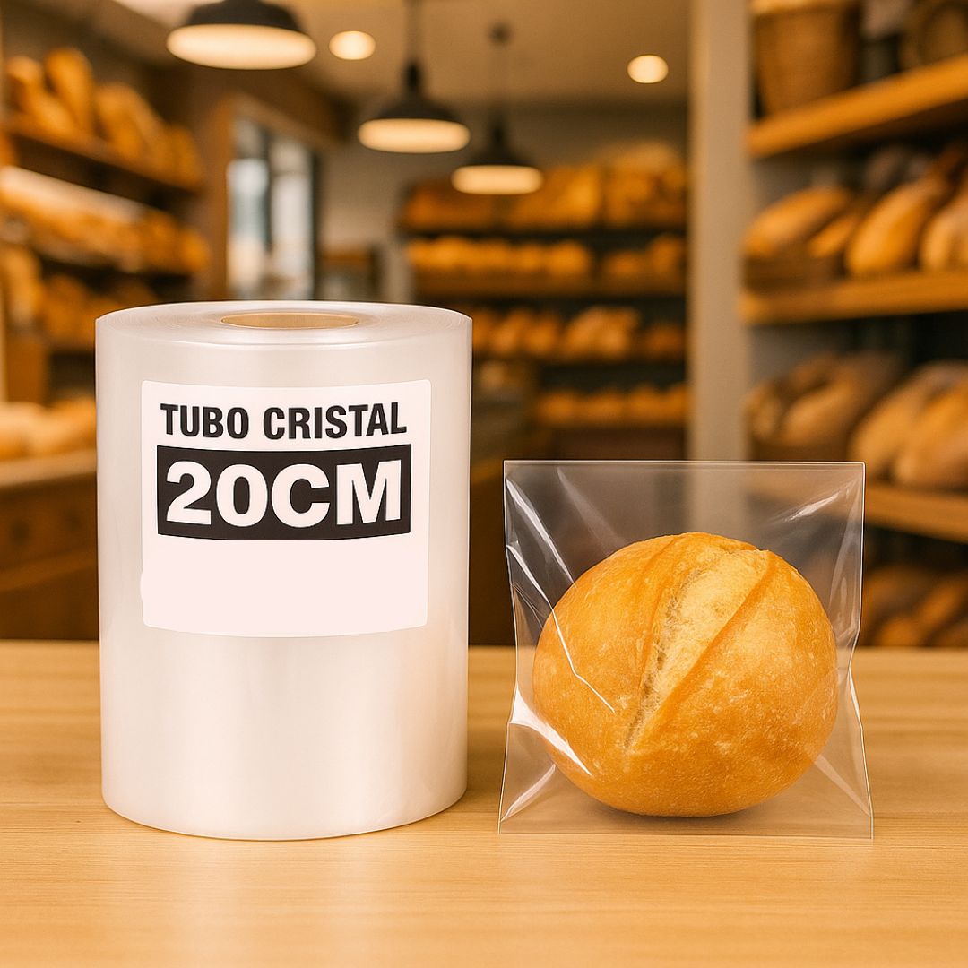 TUBO SIN CORTE FERNANDEZ PE CRISTAL (B/D - 45MIC) .20CM*100MTS *UNID