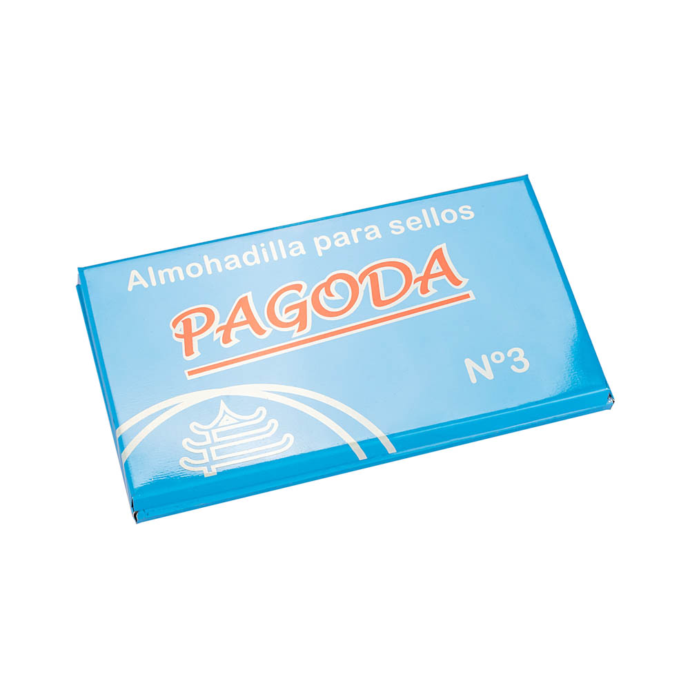 ALMOHADILLA SELLOS Nº3 ESTUCHE METALICO (8*15CM) *UNID