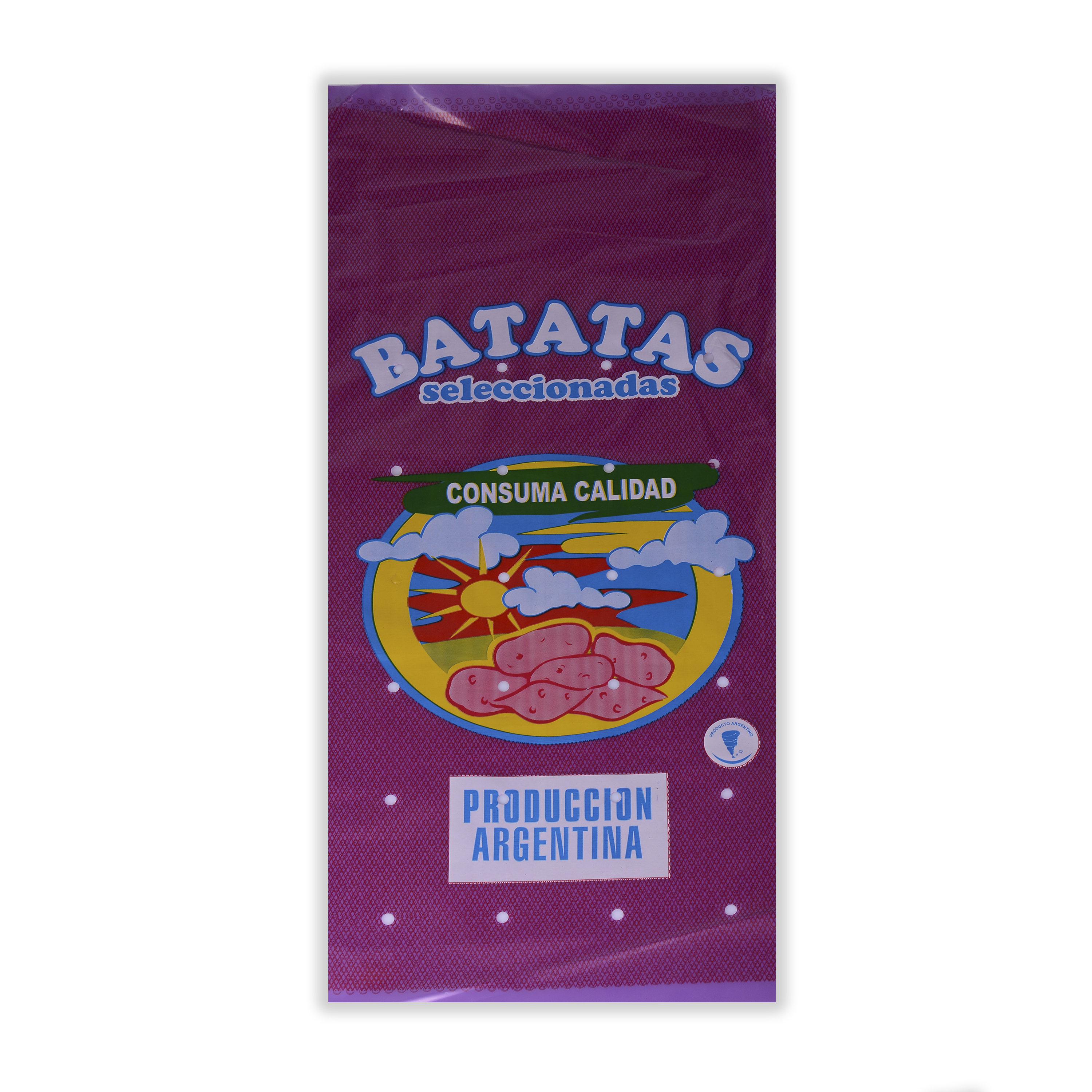 BOLSA AGRO POLIETILENO BATATA 10KG (38*58CM*58MIC) *100UNID