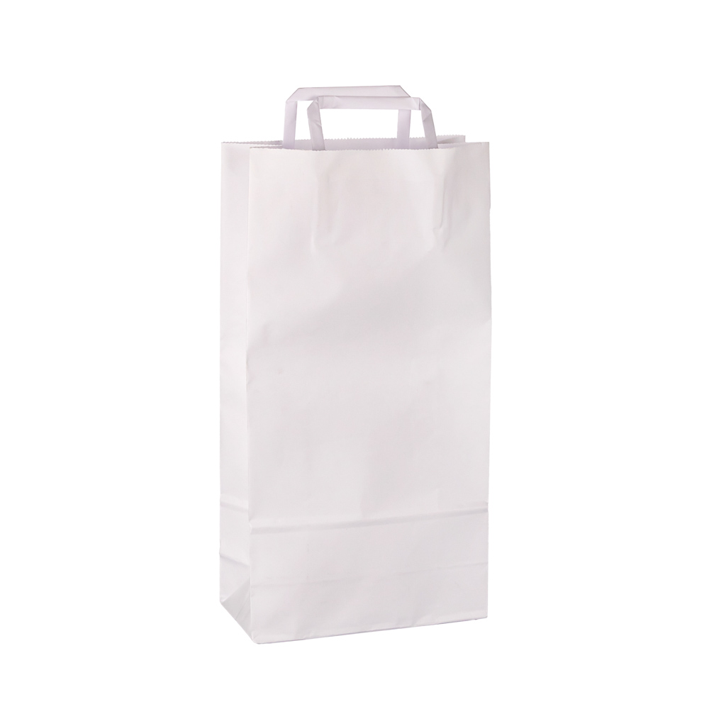 BOLSA BOUTIQUE PAPEL BLANCA 22*10*42CM *UNID