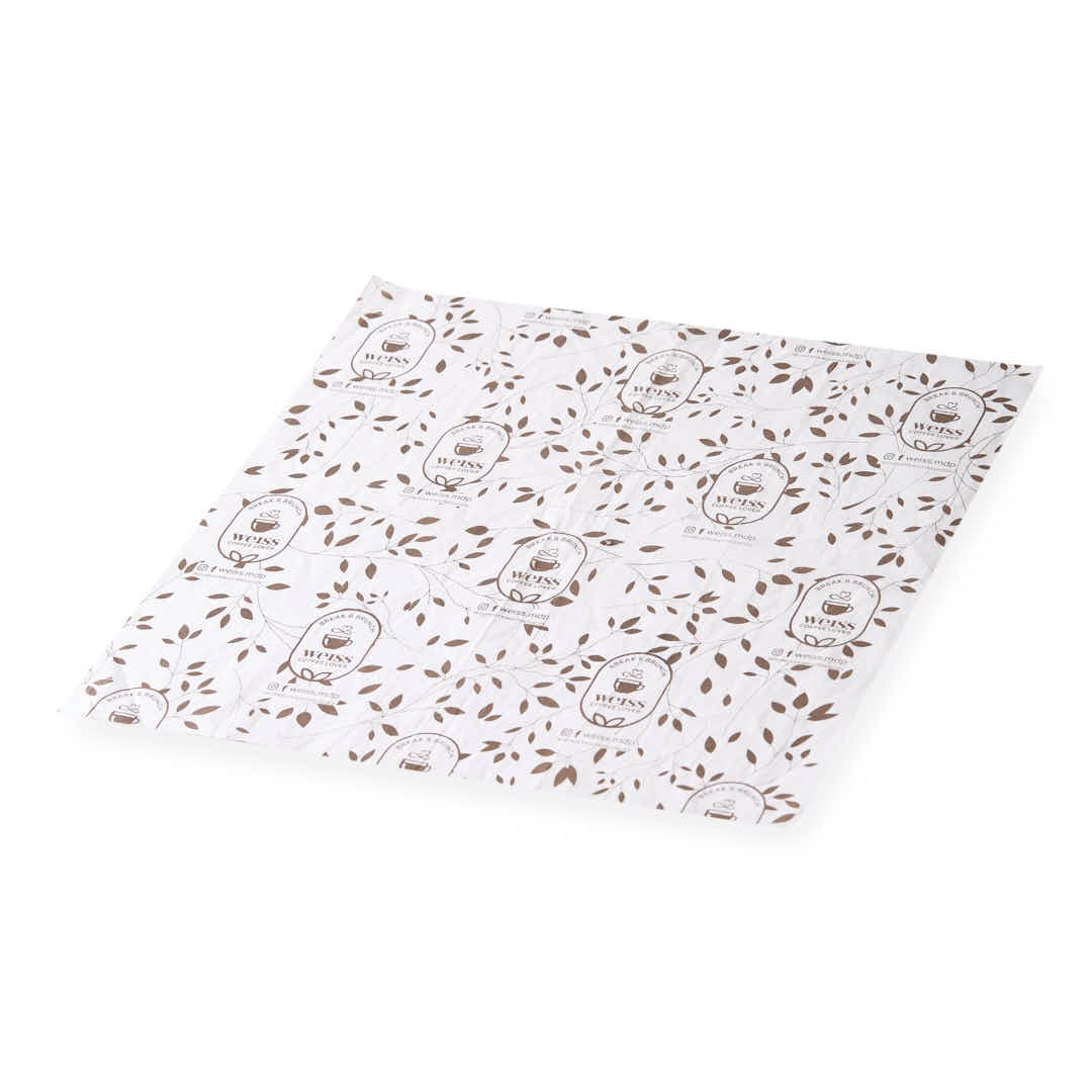 mEP PAPEL SEDA BLANCO (SIN PARAFINA) PERSONALIZADO 35*35CM (20GRS) X UNIDAD