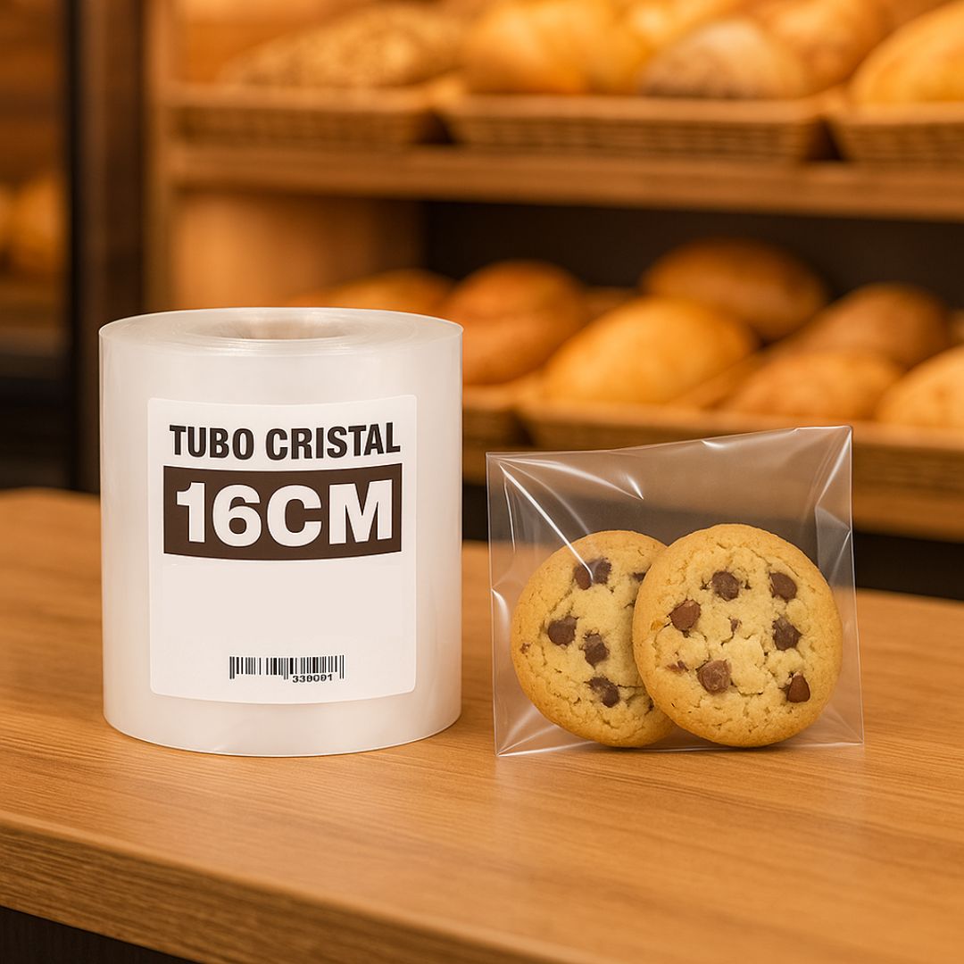 TUBO SIN CORTE FERNANDEZ PE CRISTAL (B/D - 45MIC) .16CM*100MTS *UNID