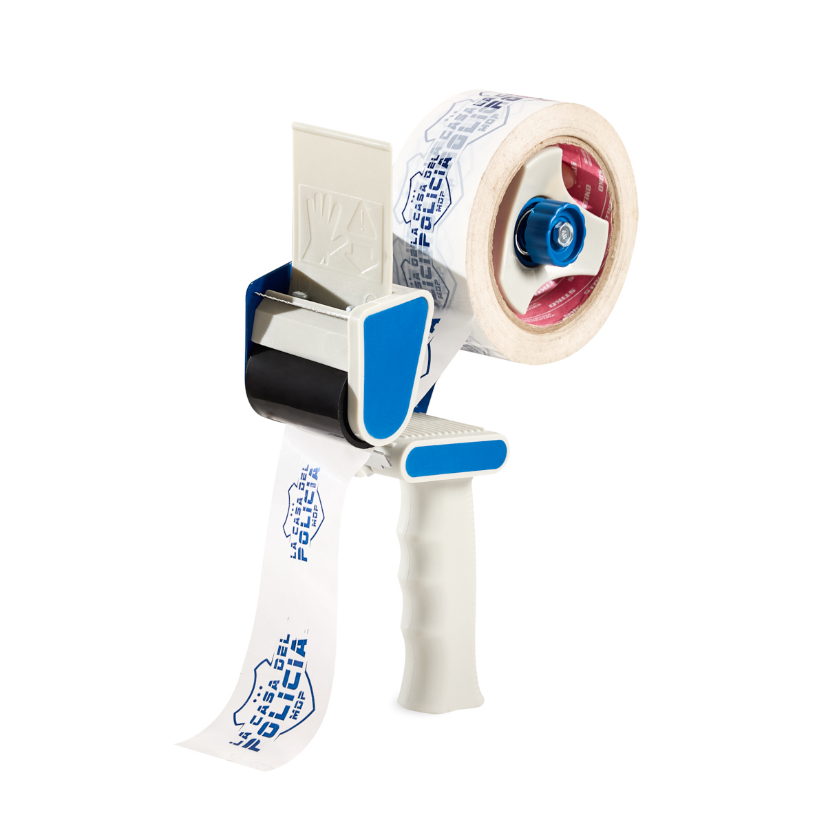 mEP CINTA.PP PERSONALIZADA.48MM*100MTS (FONDO.BLANCO + 2 COLORES) *ROLLO