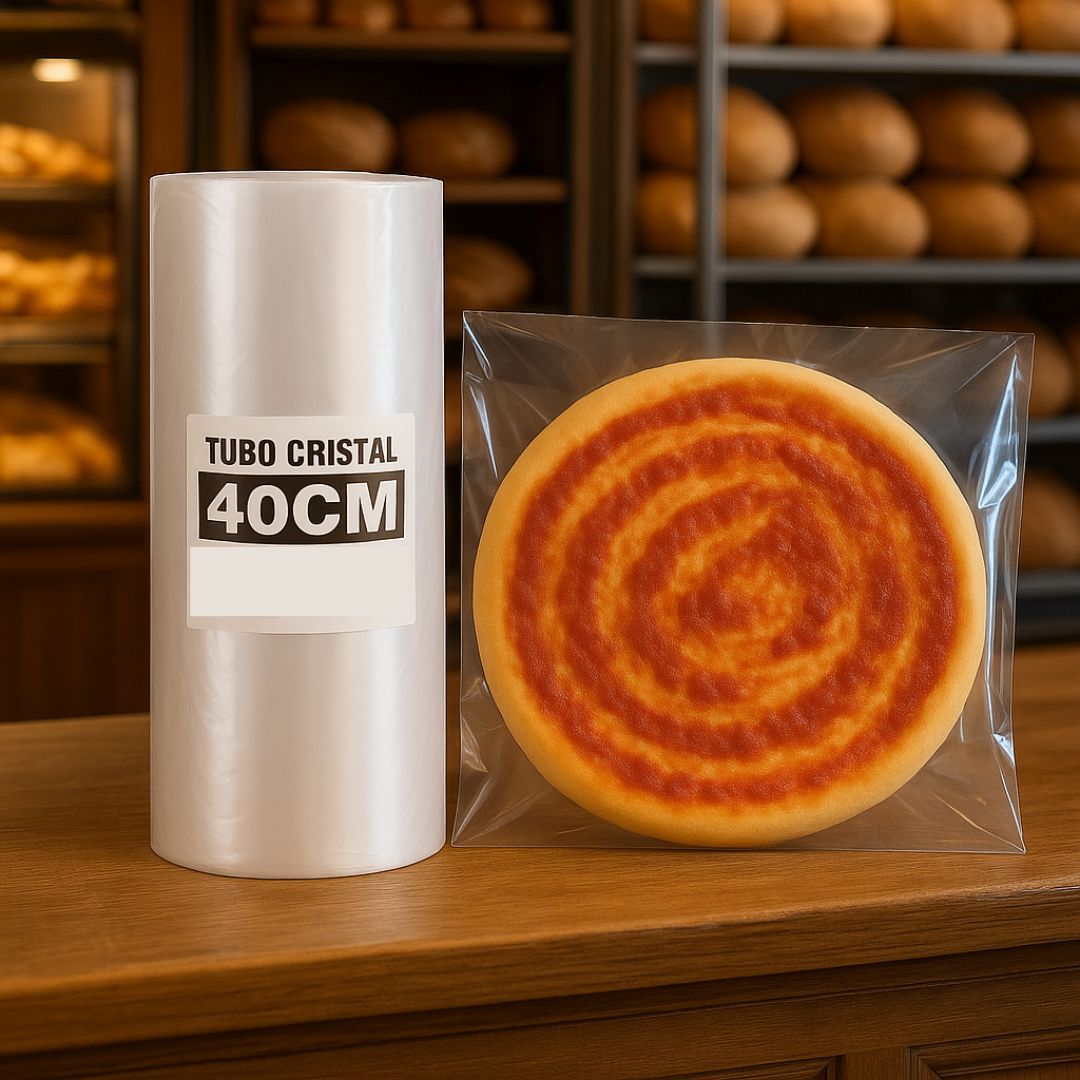 TUBO SIN CORTE FERNANDEZ PE CRISTAL (B/D - 45MIC) .40CM*100MTS *UNID