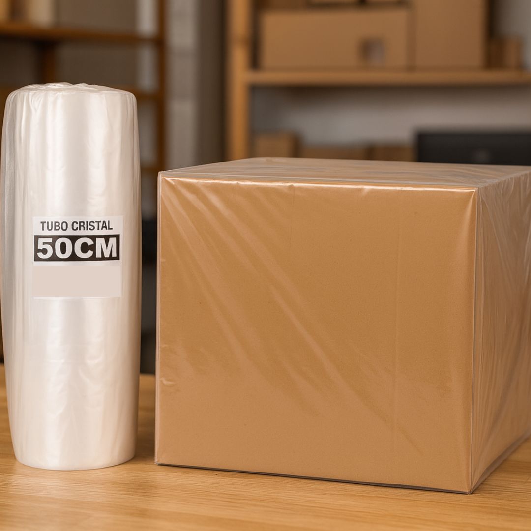 TUBO SIN CORTE FERNANDEZ PE CRISTAL (B/D - 45MIC) .50CM*100MTS *UNID