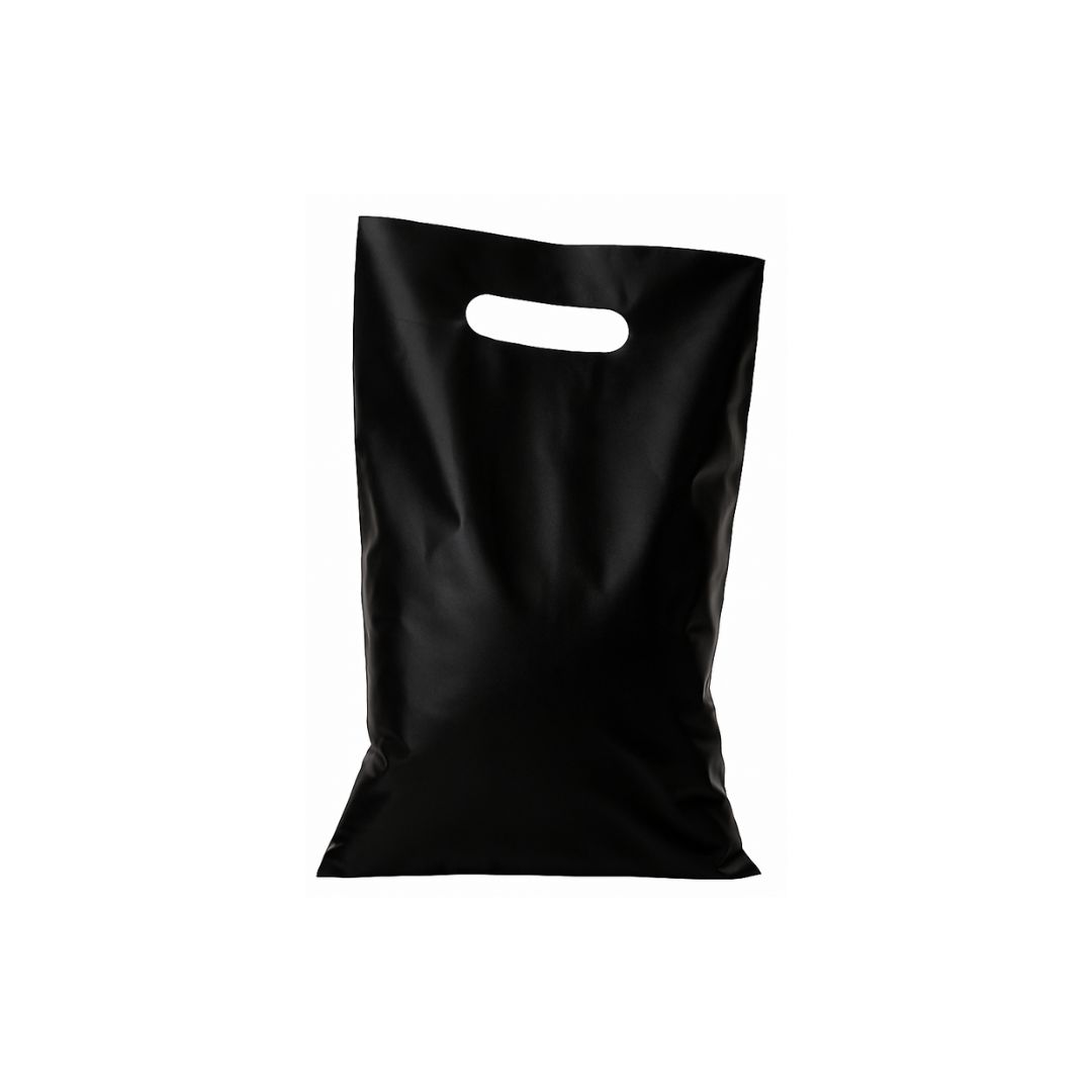BOLSAS RIÑON LISAS TERLIZZI 25*35CM NEGRO REFORZADAS (60MIC) PAQ.*50UNID