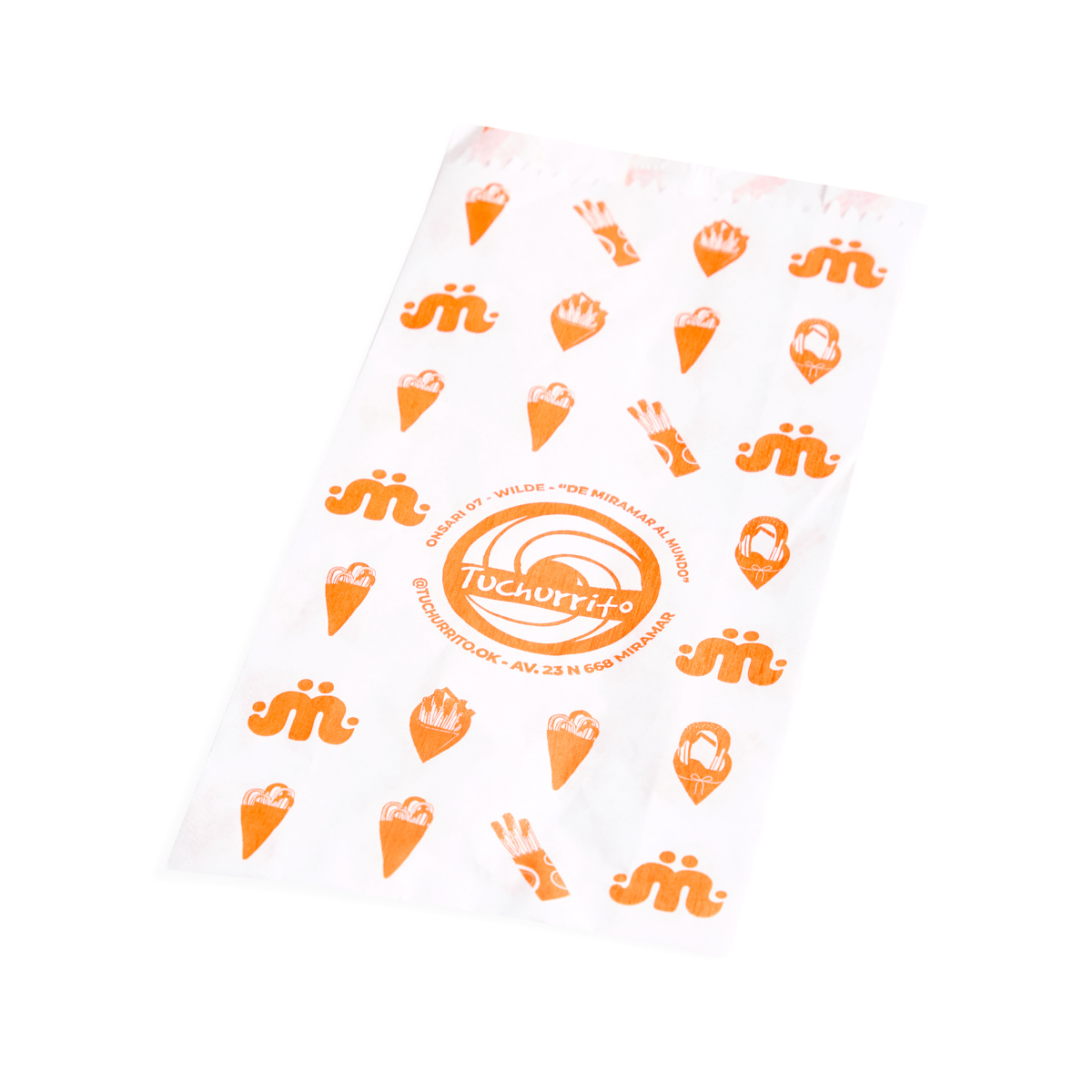 mEP BOLSA PAPEL FACTURAS EXTRA BLANCA PERSONALIZADA Nº4A (15*22CM) X UNIDAD
