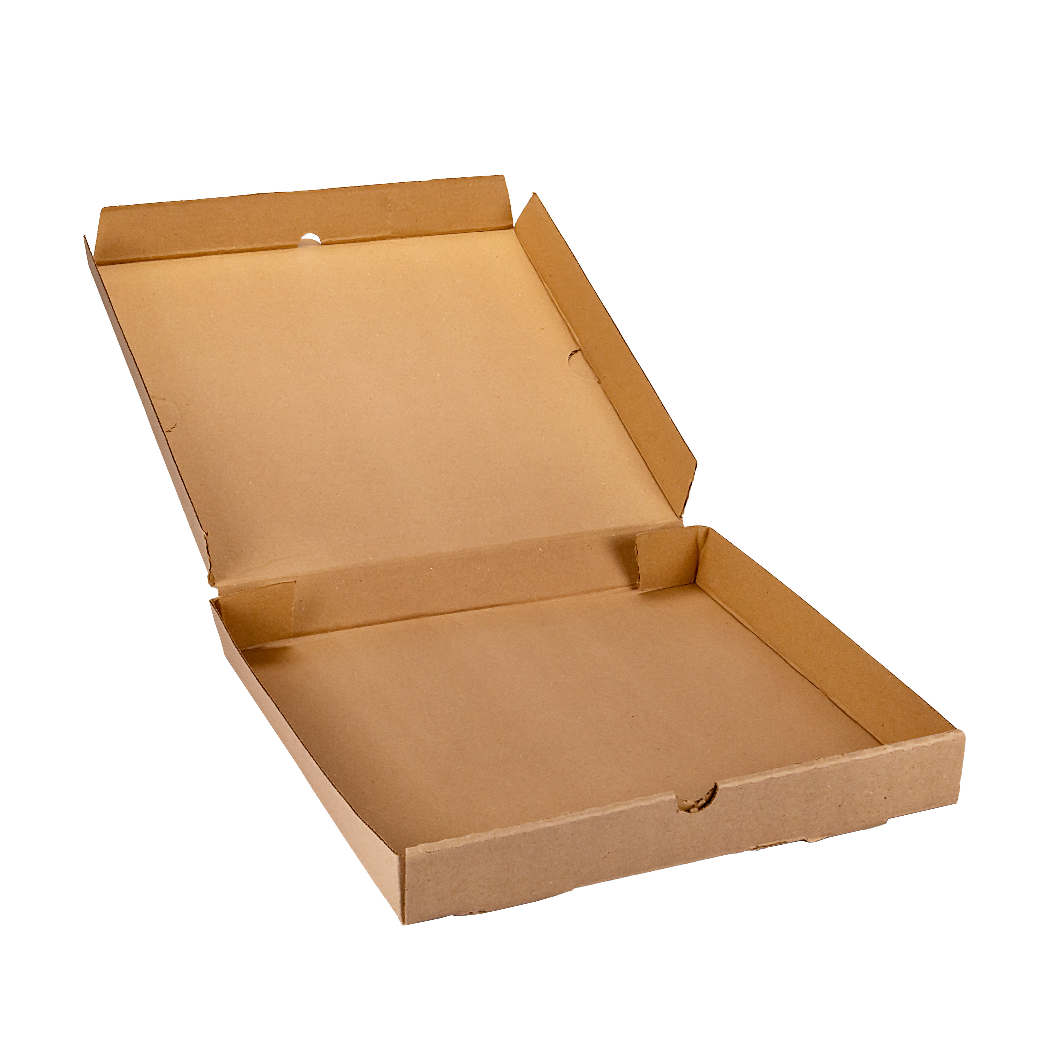 CAJA PIZZA MICRO MARRON/MARRON GRANDE (32.5*32.5*3.7CM) *100UNID