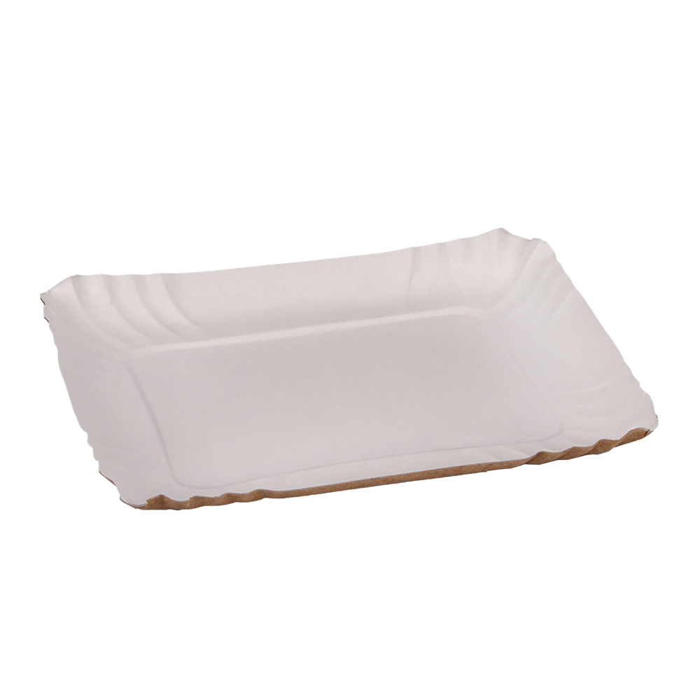 BANDEJA CARTON RECTANGULAR SATINADA Nº4 (20*24CM) *100UNID