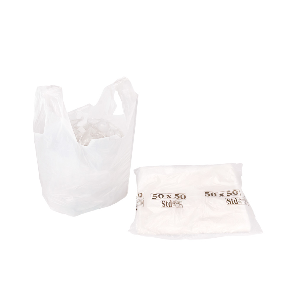 BOLSAS CAMISETA STANDARD BLANCA 50*50CM A/D MAPSA (5200) *100UNID.