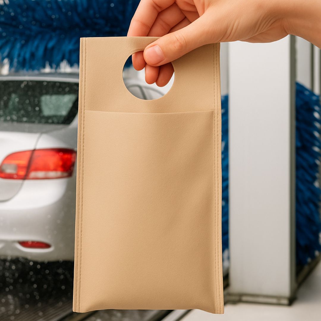 BOLSA FRISELINA LISA PARA AUTO 17.5*29CM LINO (3K-01) RIÑON *20UNID