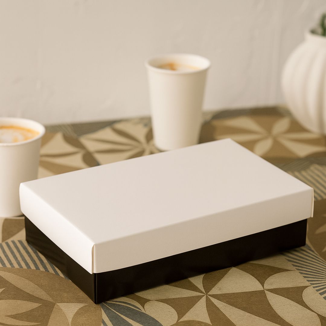 CAJA BOMBONES FINOS CON TAPA BLANCA.1/2KG (11*18*4CM) *UNID