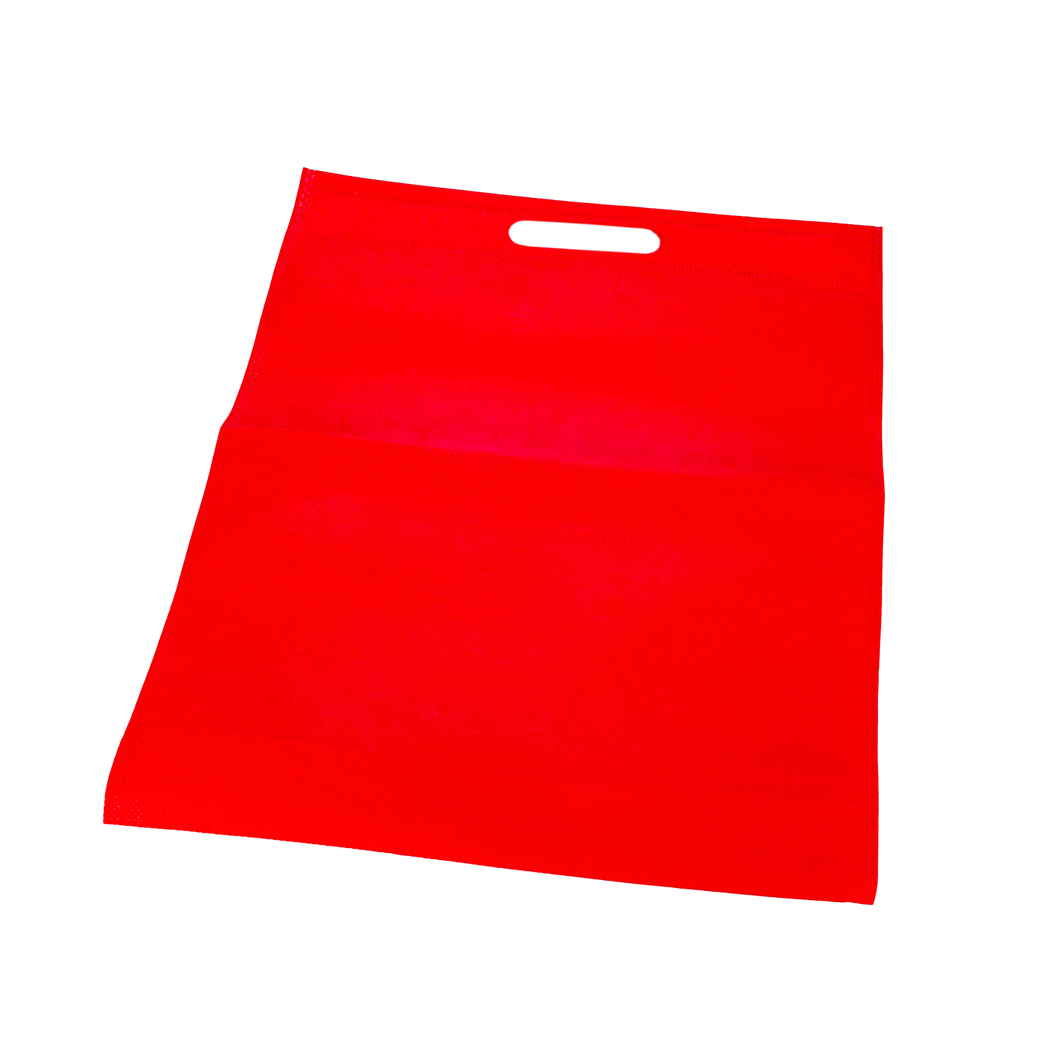 BOLSA FRISELINA RIÑON LISA 30*40CM ROJO (10K-17) *20UNID