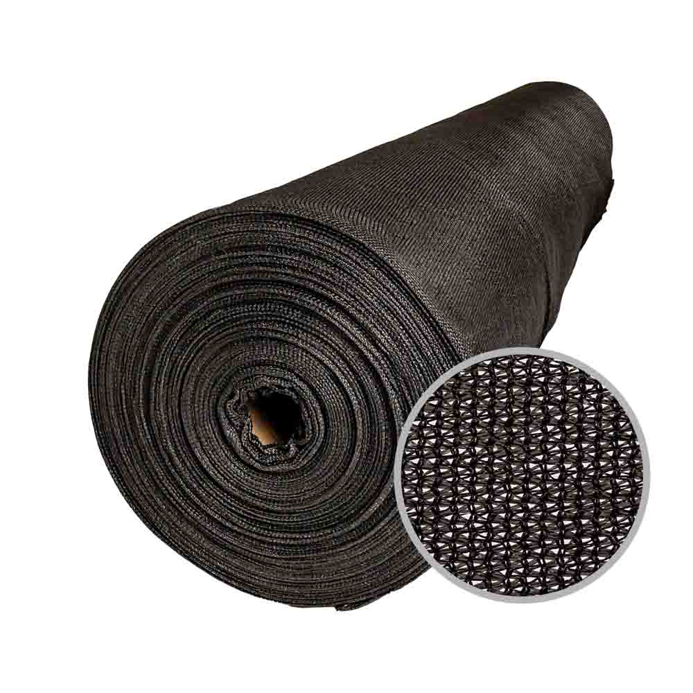 MEDIA SOMBRA NEGRA 4.00MT ANCHO .90% *MT LINEAL