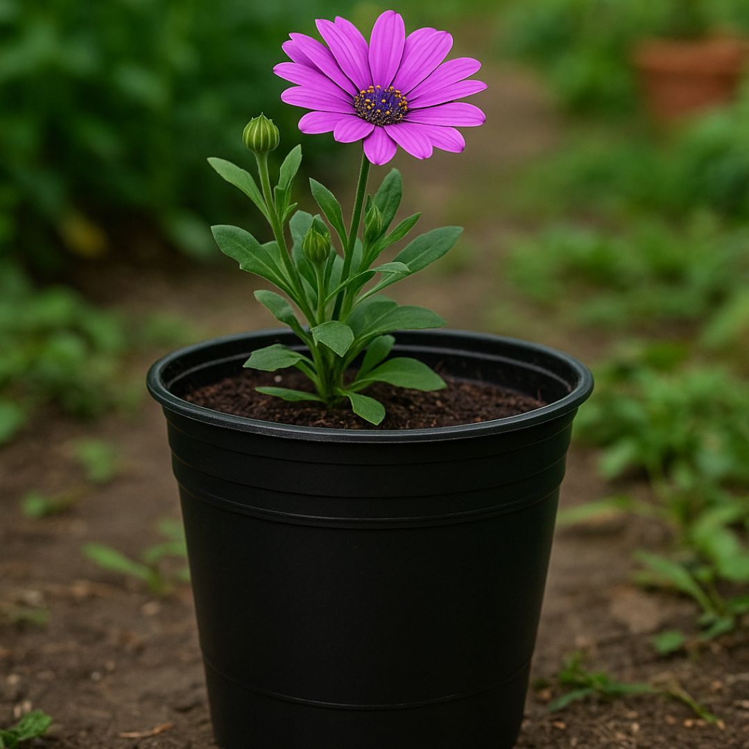 MACETA SOPLADA .N°14 (1LT) (14CM DIAM*14CM ALTO) *UNID